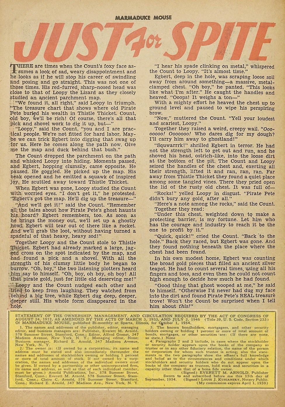Read online Marmaduke Mouse comic -  Issue #60 - 26
