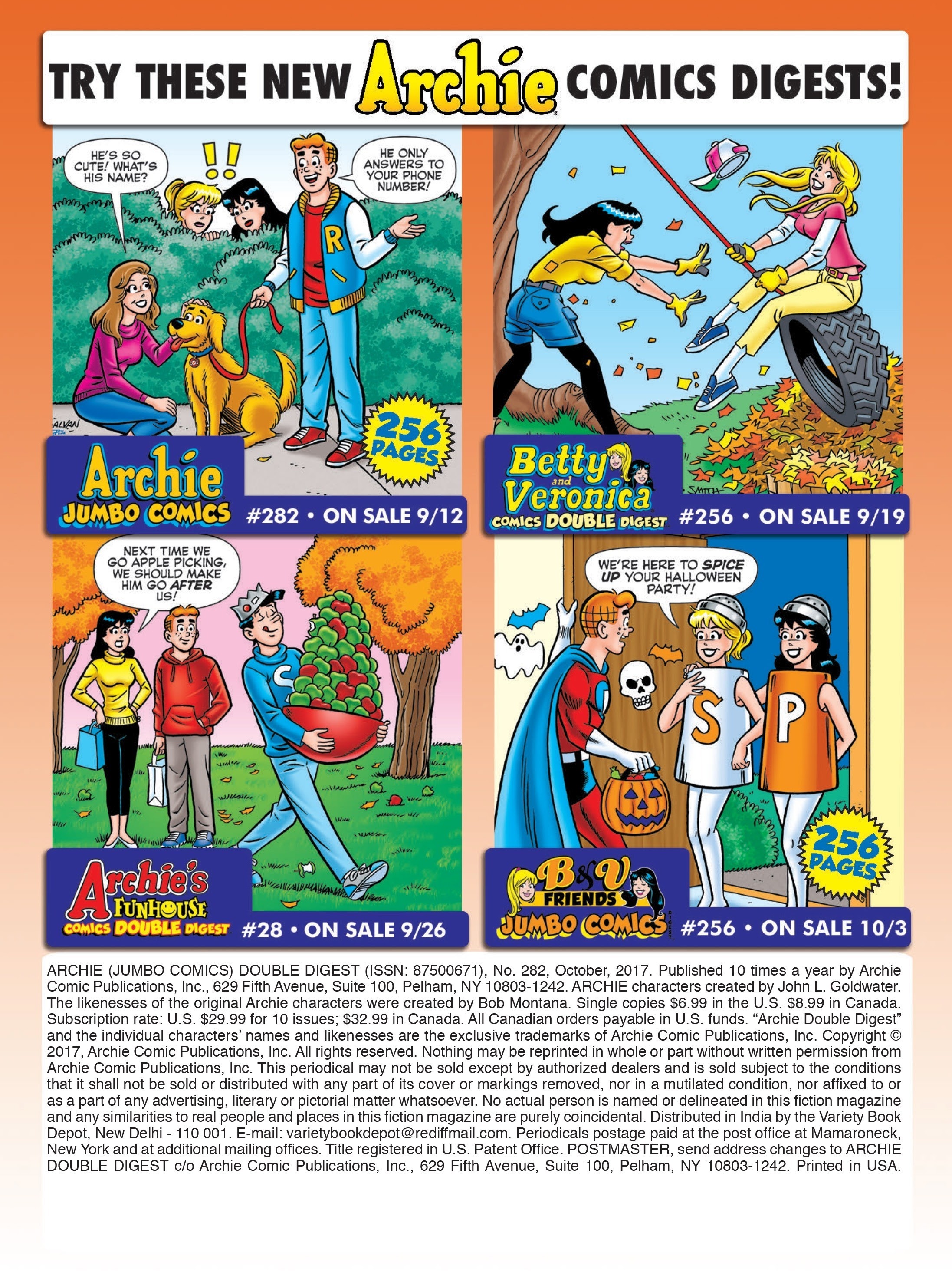 Read online Archie's Double Digest Magazine comic -  Issue #282 - 244