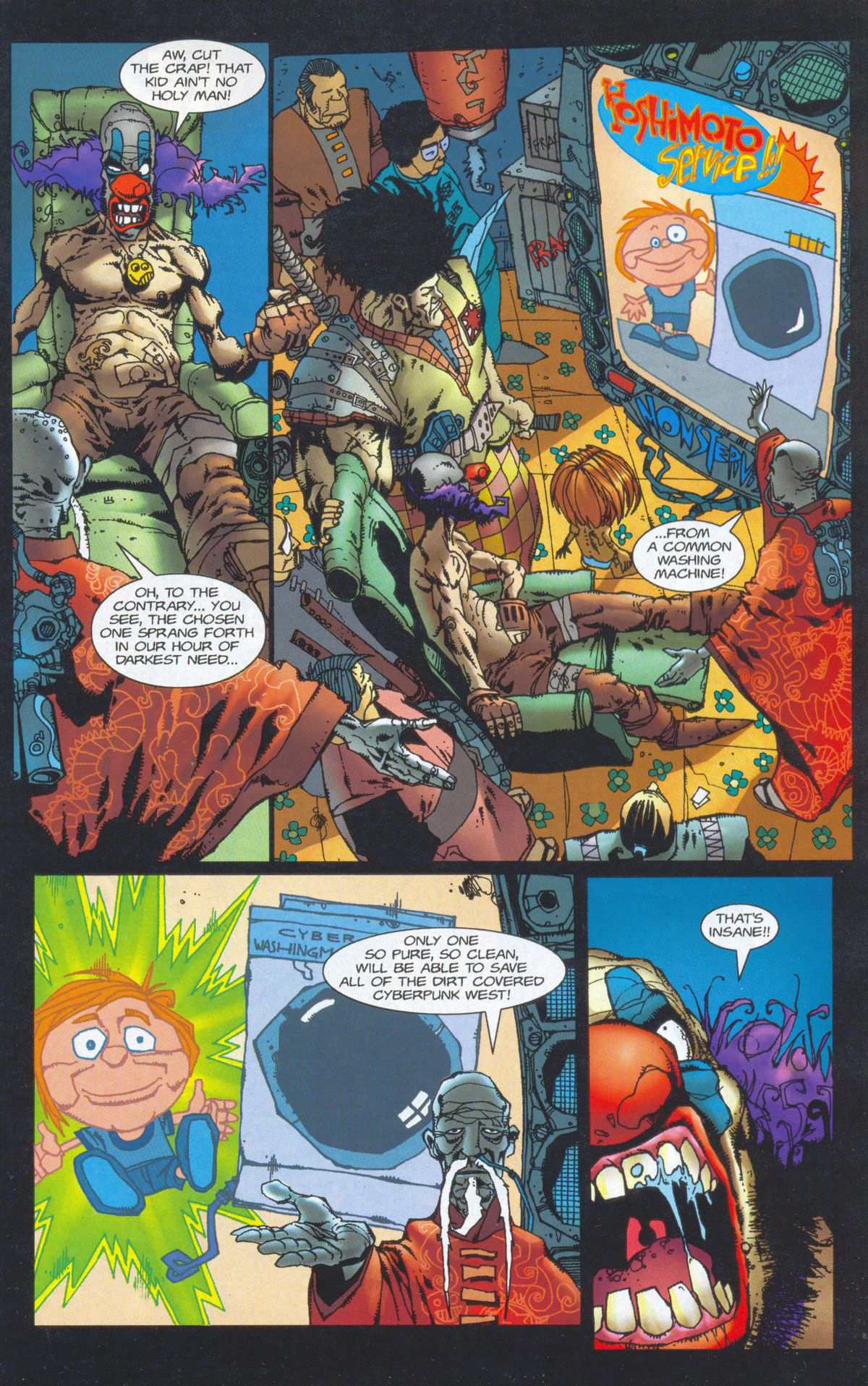 Read online Dead or Alive -- A Cyberpunk Western comic -  Issue #3 - 19