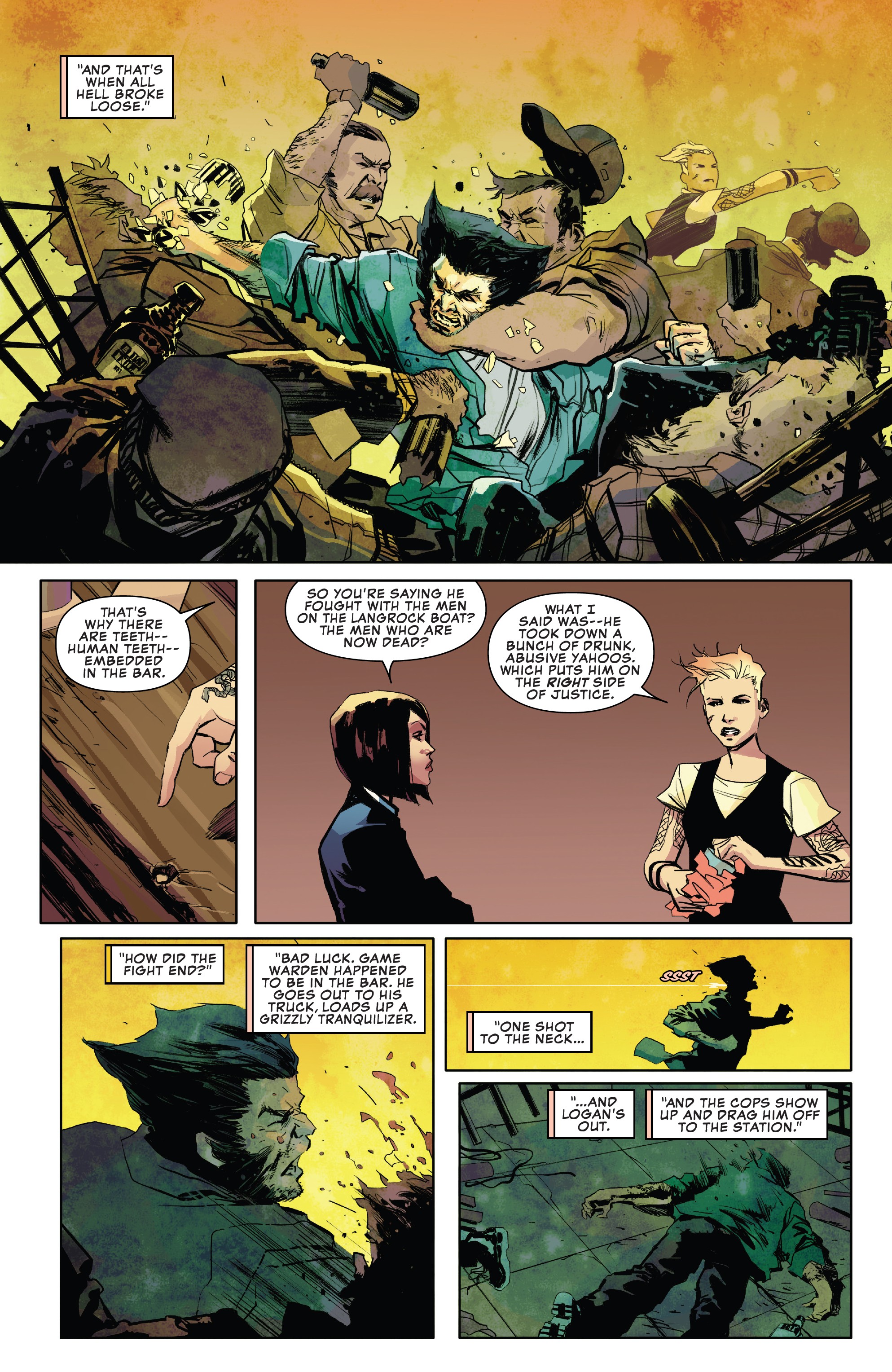 Read online Wolverine: The Long Night Adaptation comic -  Issue #3 - 9