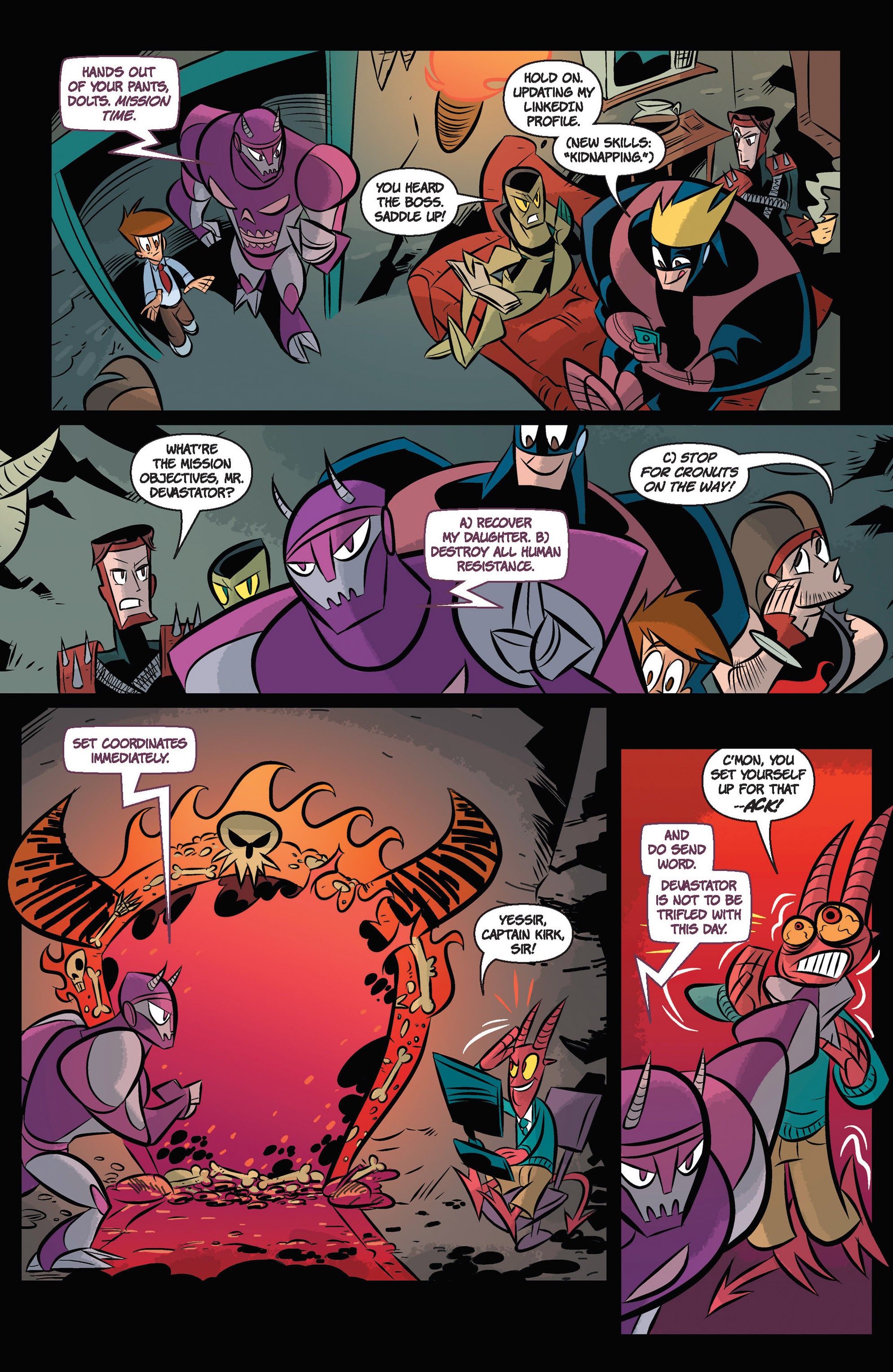 Read online Super Human Resources comic -  Issue #4 - 7