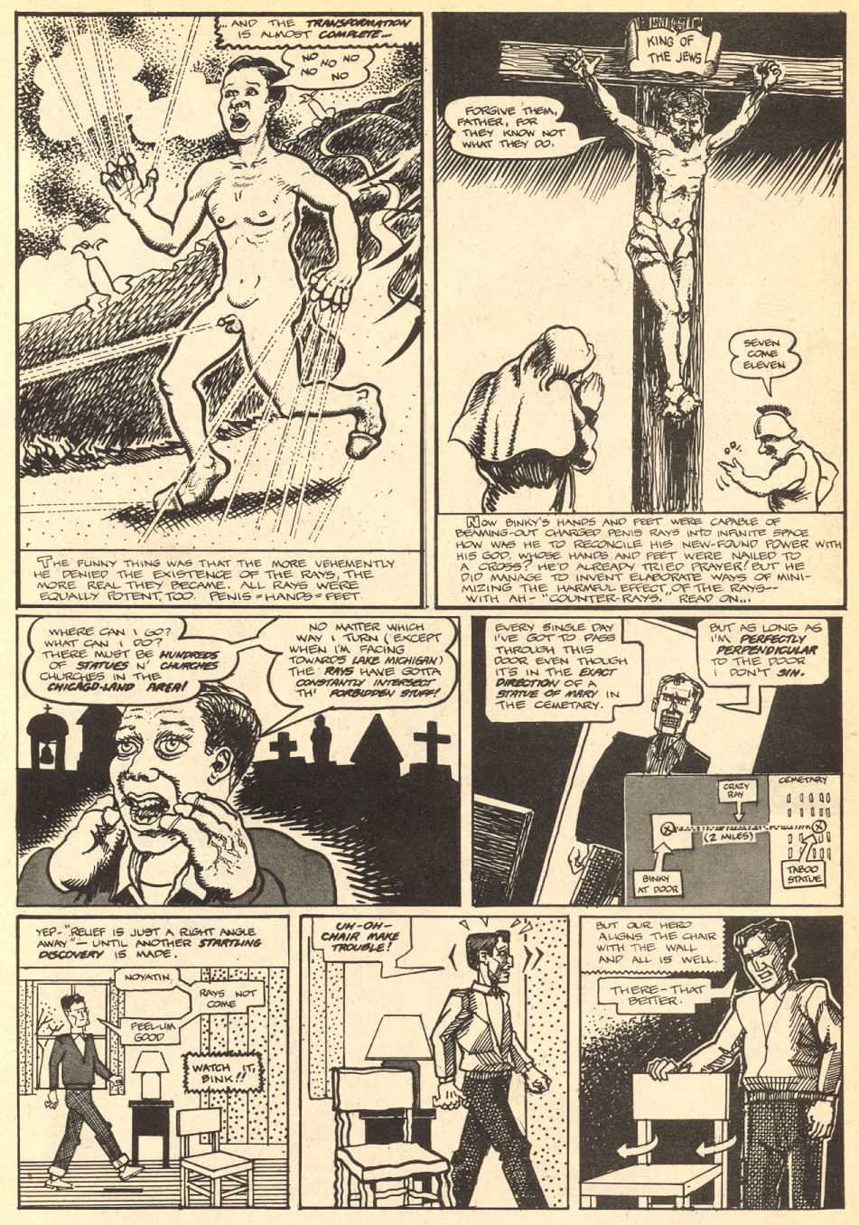 Read online Binky Brown Meets the Holy Virgin Mary comic -  Issue # Full - 35