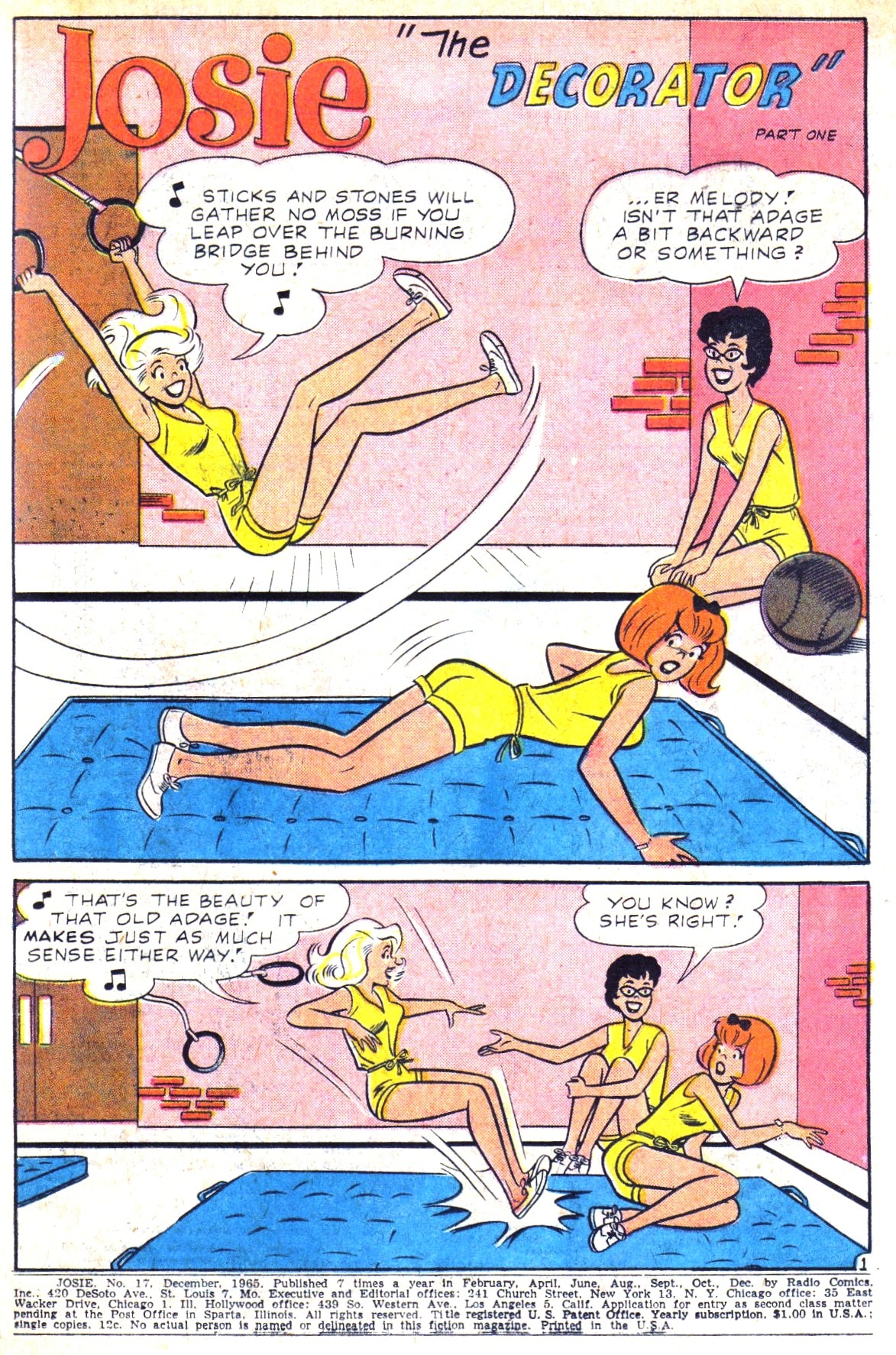 Read online Josie comic -  Issue #17 - 3