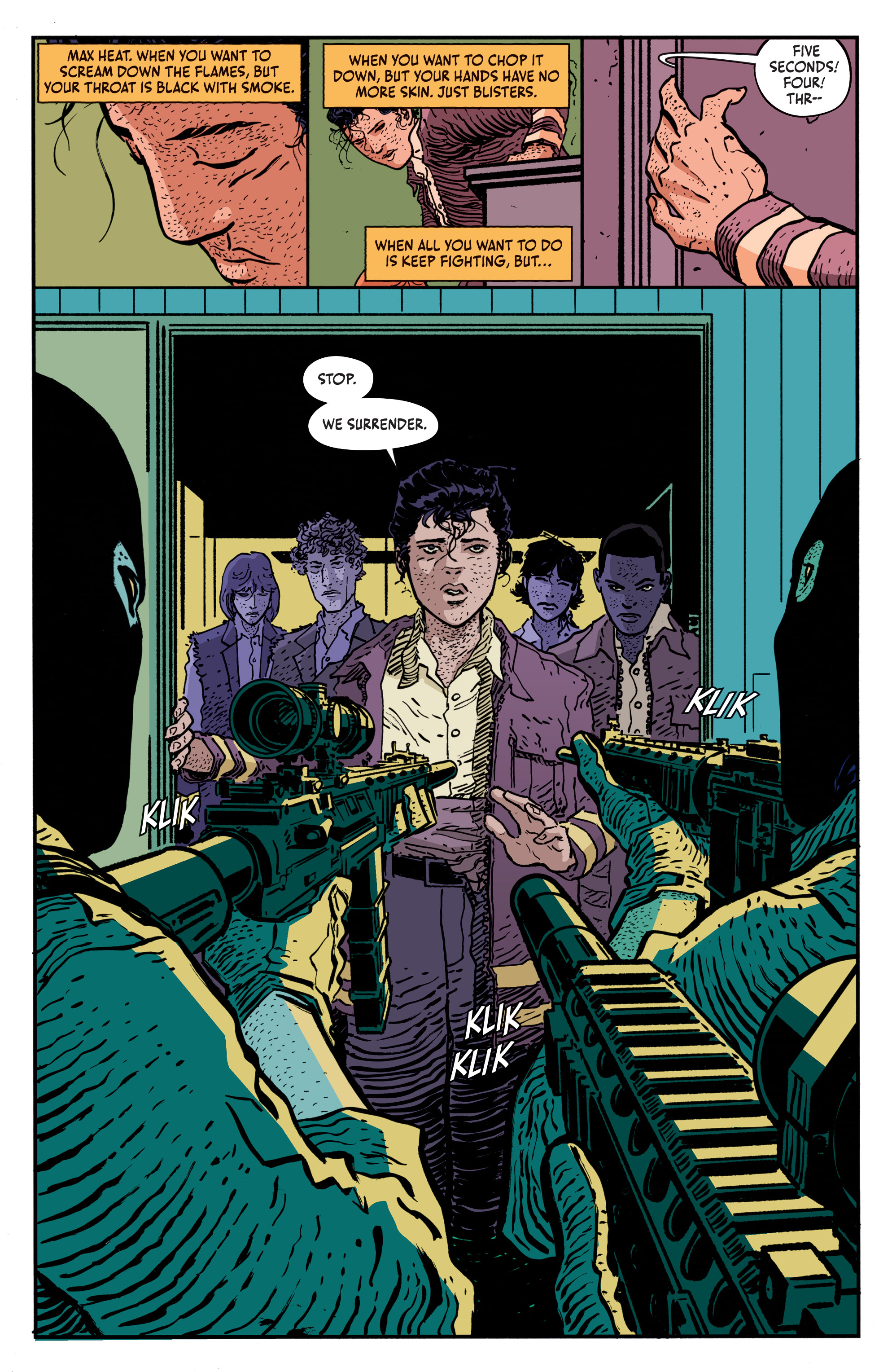 Read online Dark Spaces: Wildfire comic -  Issue #4 - 7