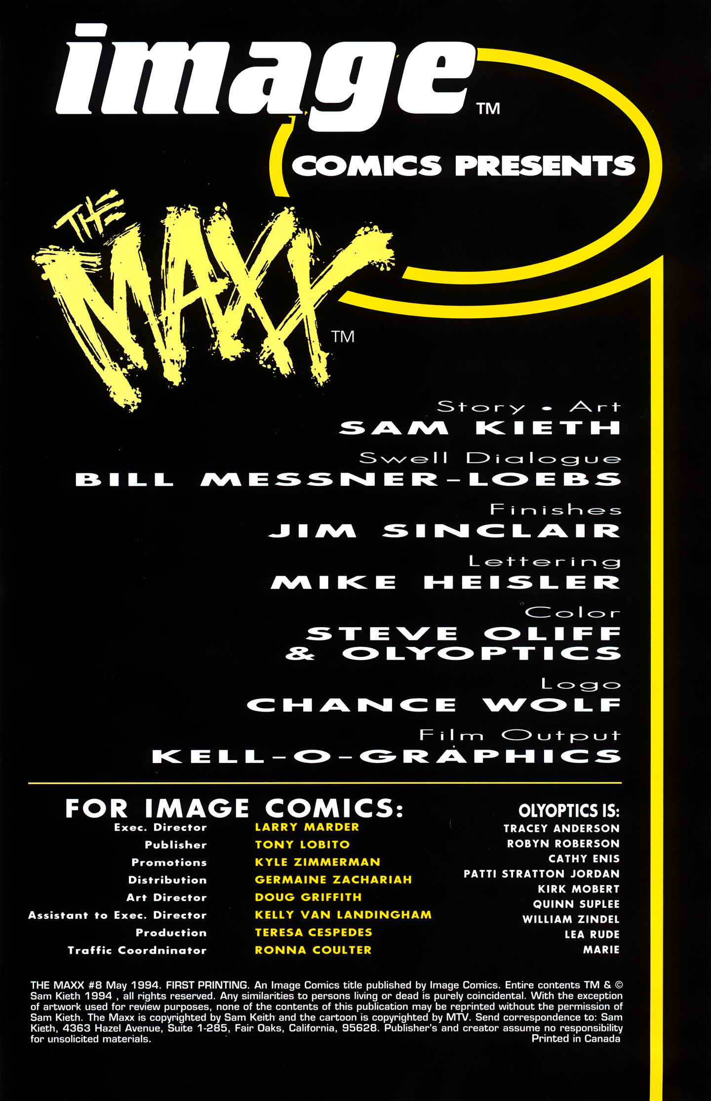 Read online The Maxx (1993) comic -  Issue #8 - 2
