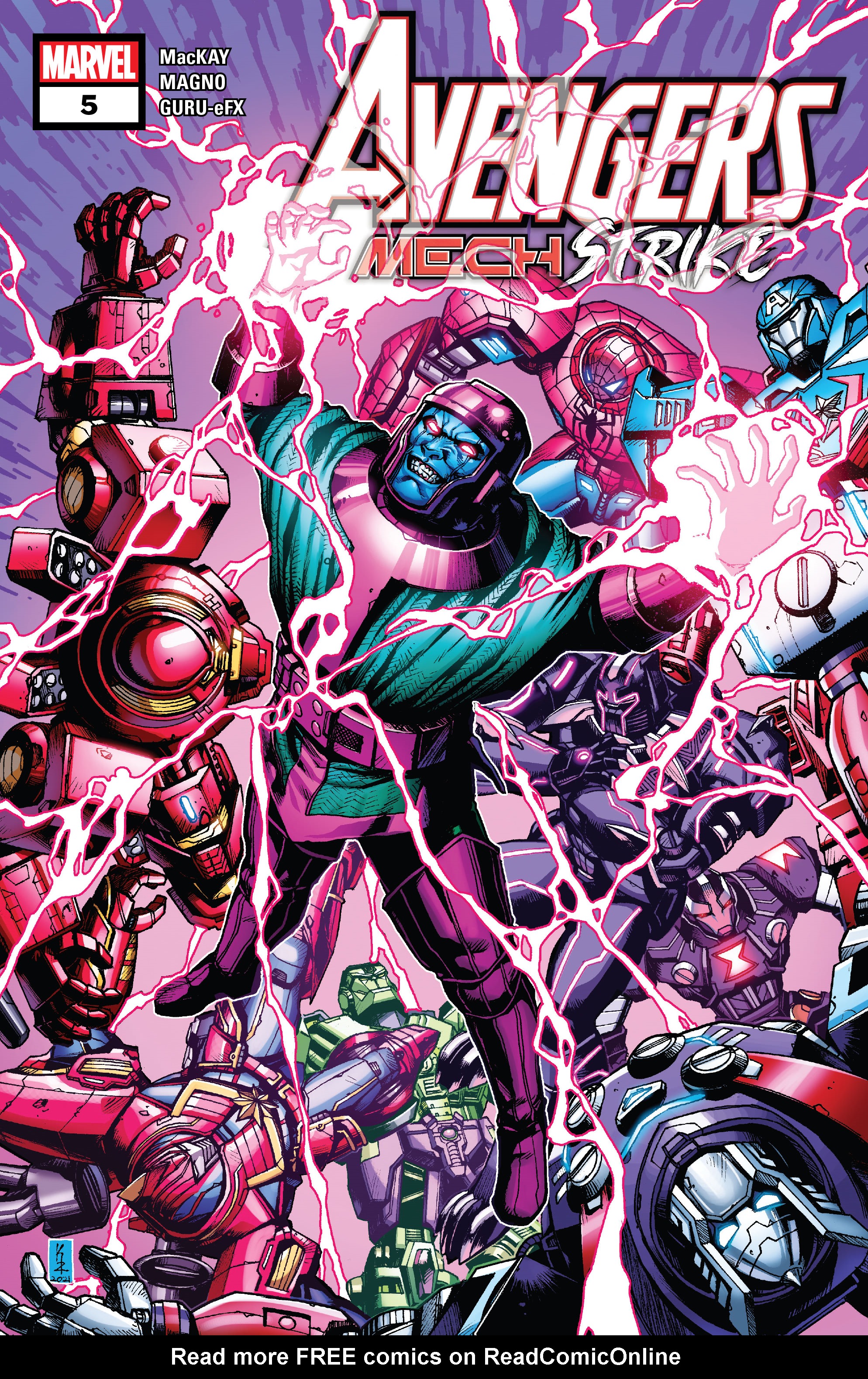 Read online Avengers Mech Strike comic -  Issue #5 - 1