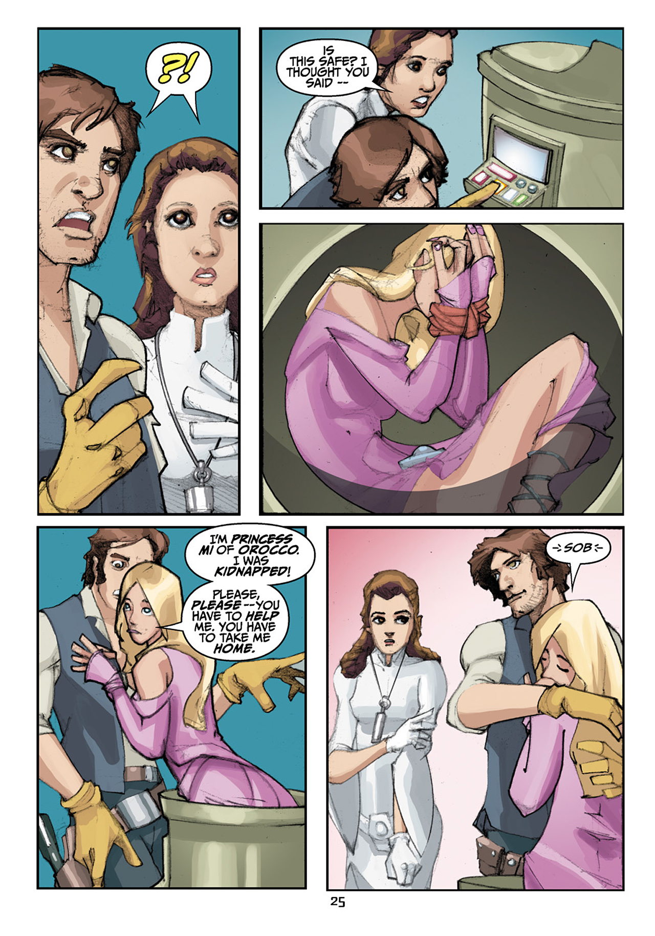 Read online Star Wars Adventures comic -  Issue # Issue Princess Leia and the Royal Ransom - 26