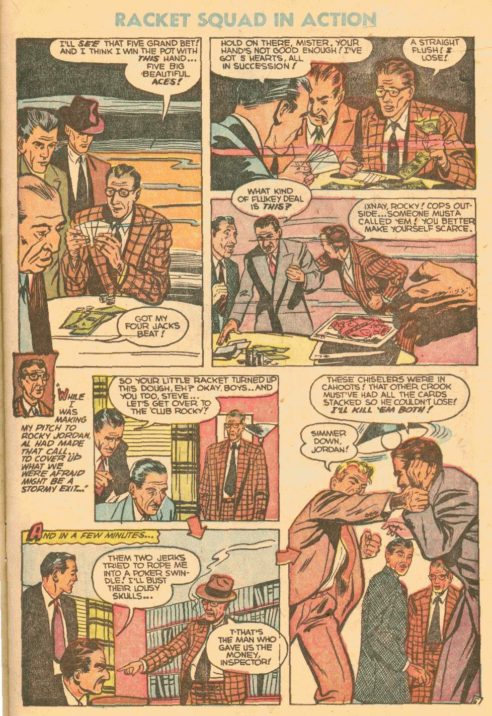 Read online Racket Squad in Action comic -  Issue #10 - 15