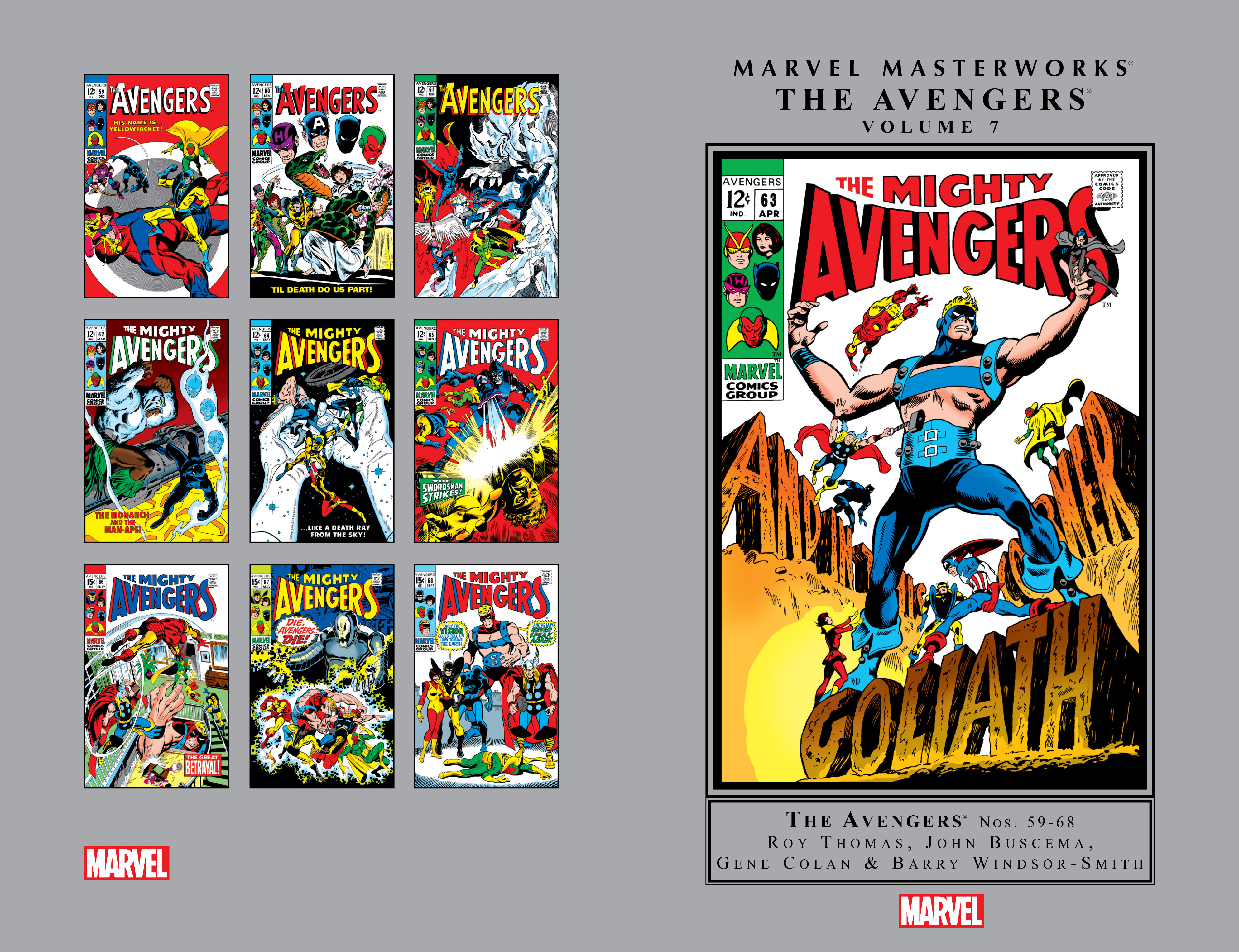 Read online Marvel Masterworks: The Avengers comic -  Issue # TPB 7 (Part 1) - 2