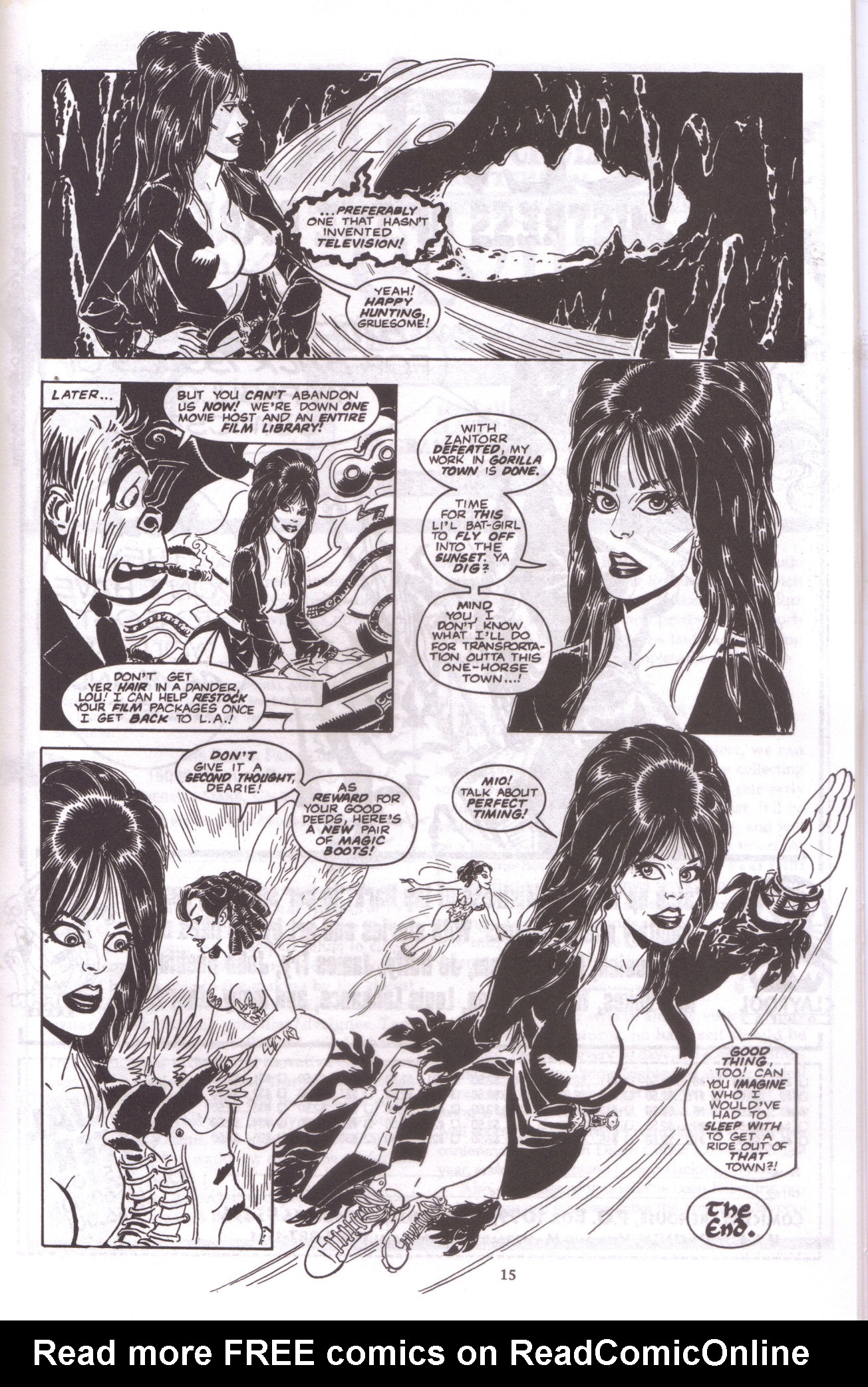 Read online Elvira, Mistress of the Dark comic -  Issue #37 - 17