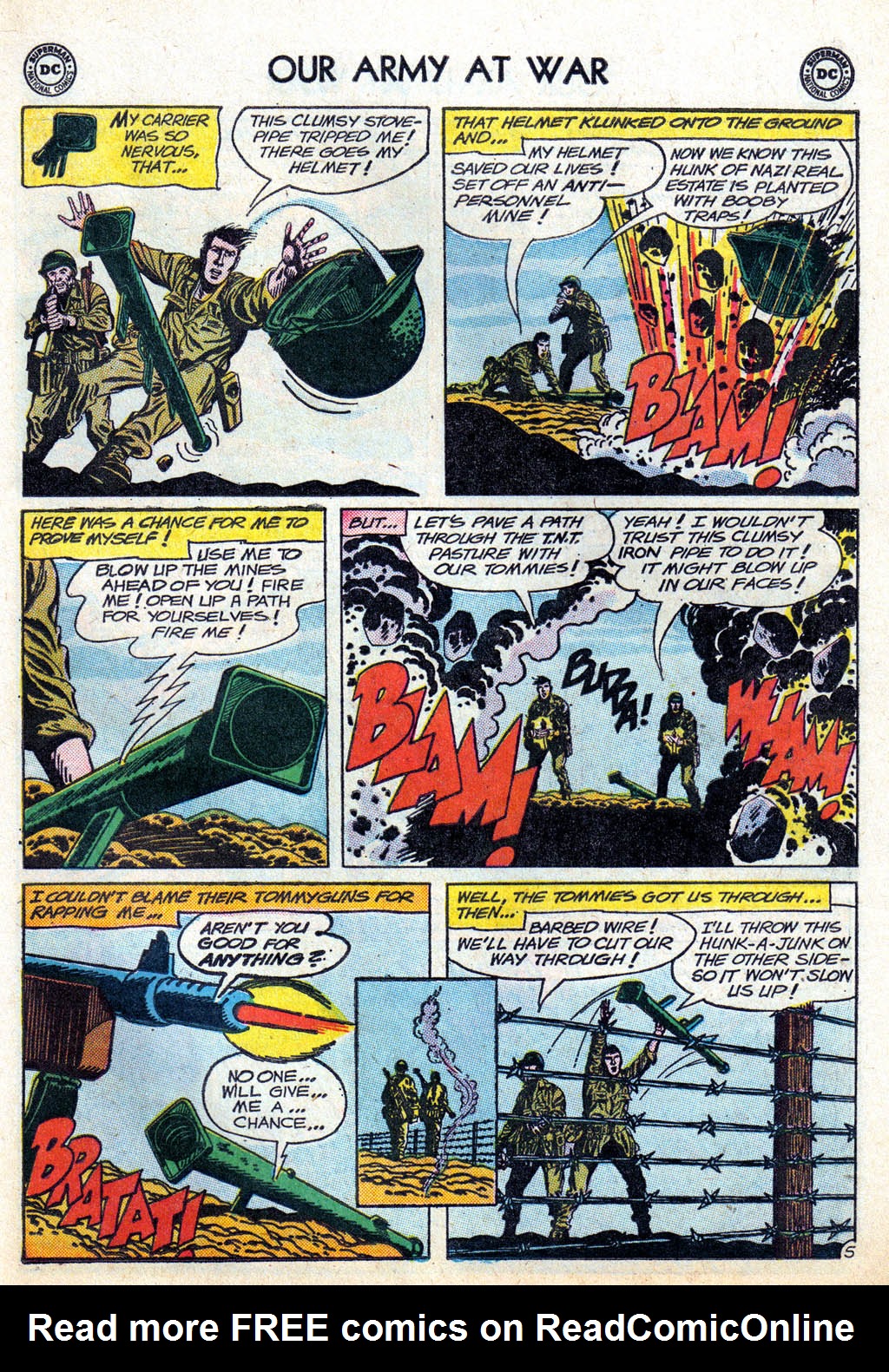 Read online Our Army at War (1952) comic -  Issue #136 - 22