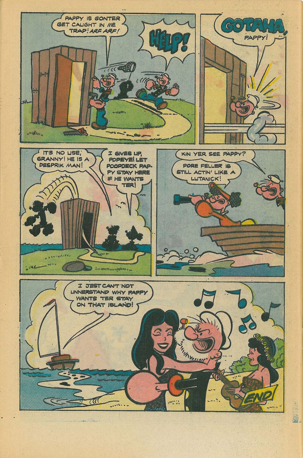 Read online Popeye (1948) comic -  Issue #123 - 32