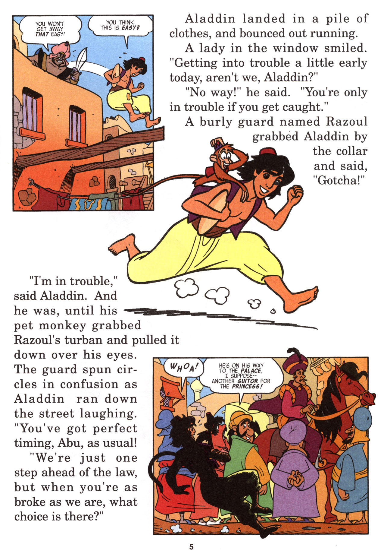 Read online Disney's Junior Graphic Novel Aladdin comic -  Issue # Full - 7