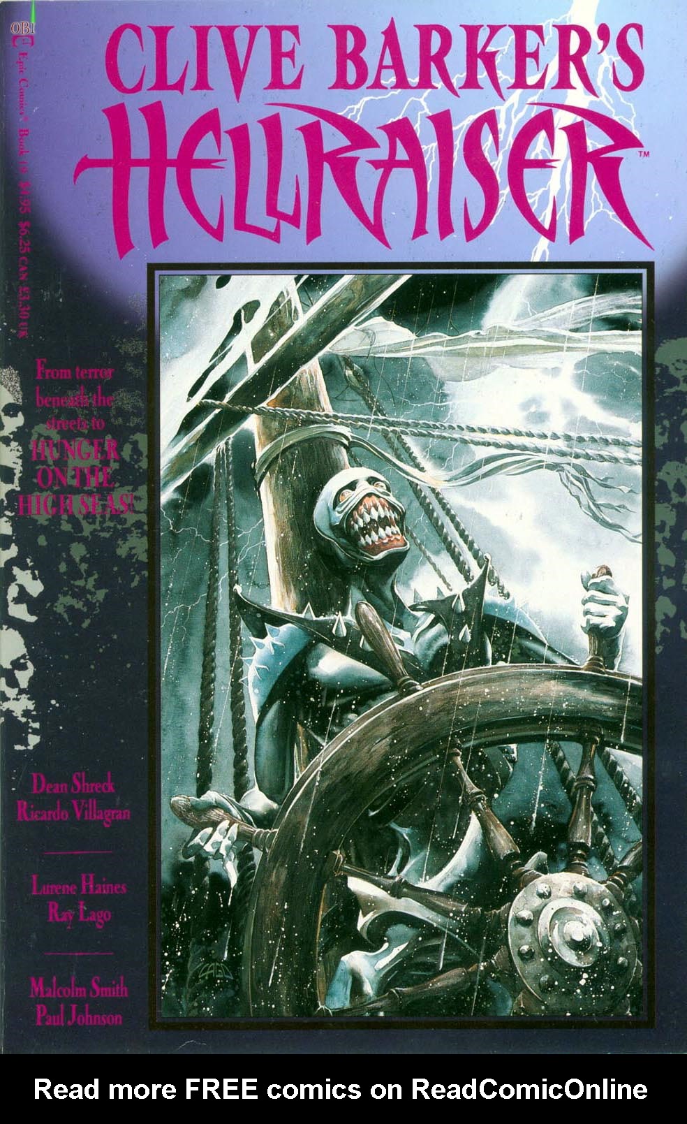 Read online Clive Barker's Hellraiser (1989) comic -  Issue #19 - 1