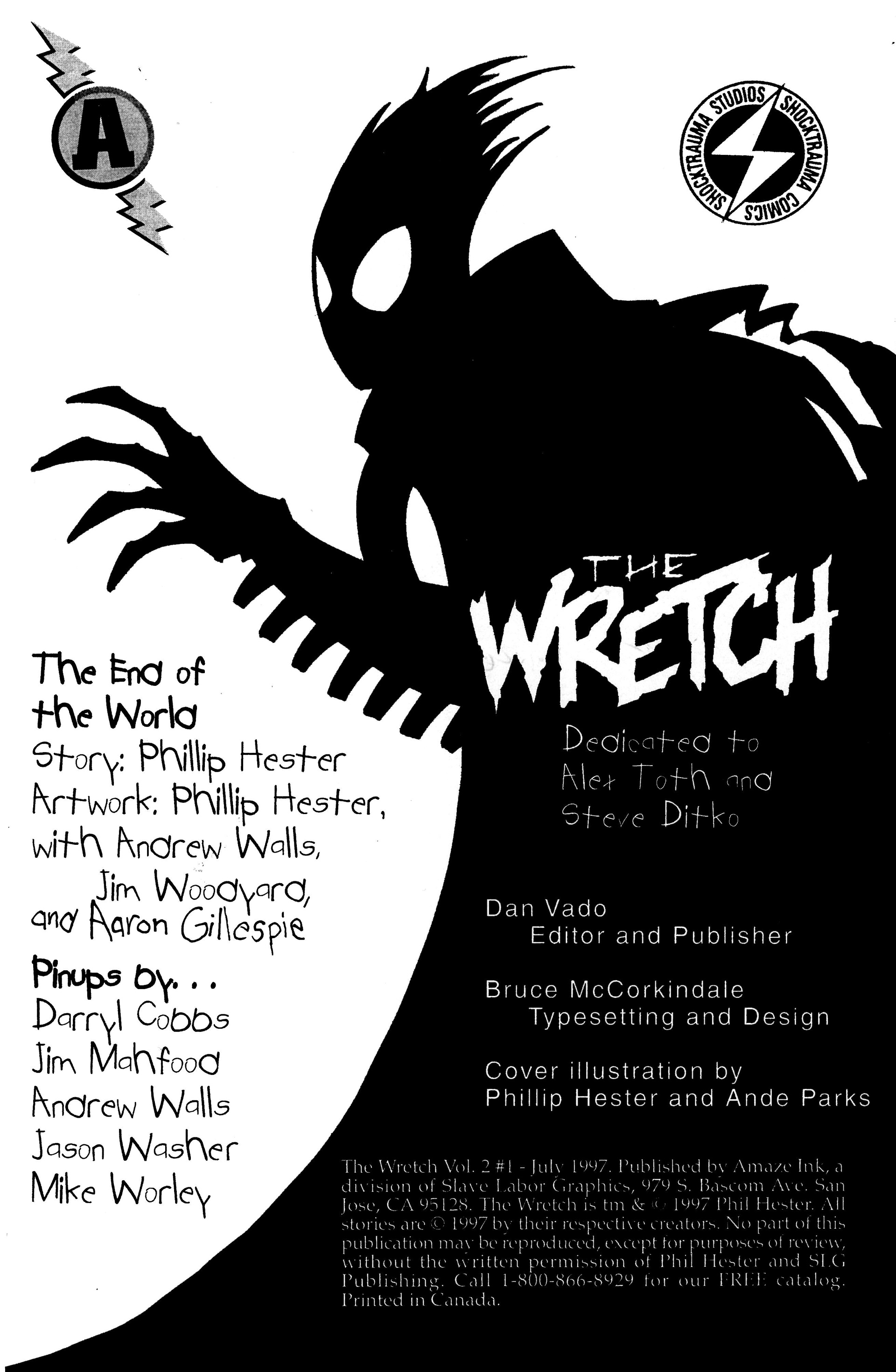 Read online Wretch (1997) comic -  Issue #1 - 2