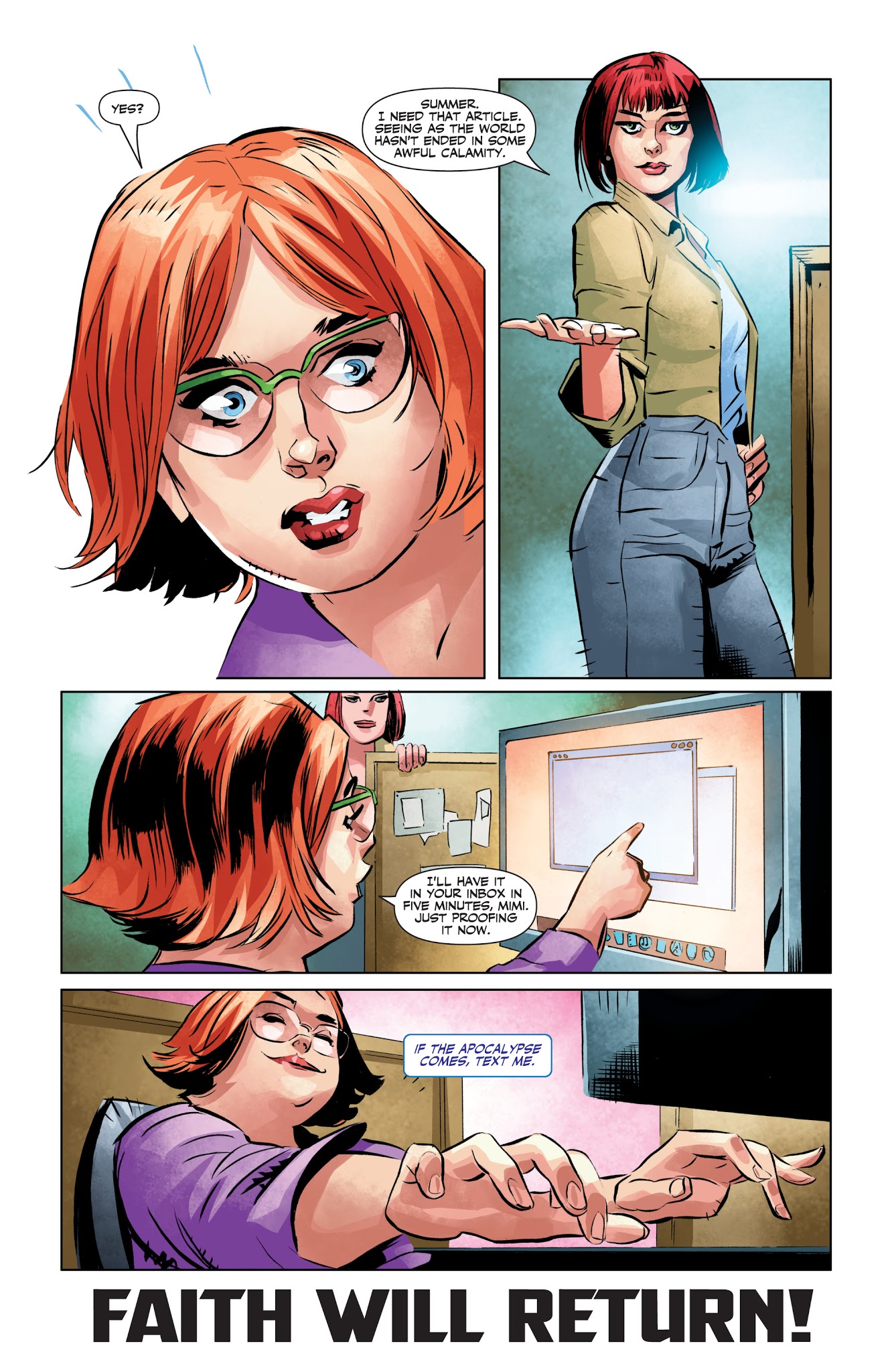 Read online Faith and the Future Force comic -  Issue #4 - 24