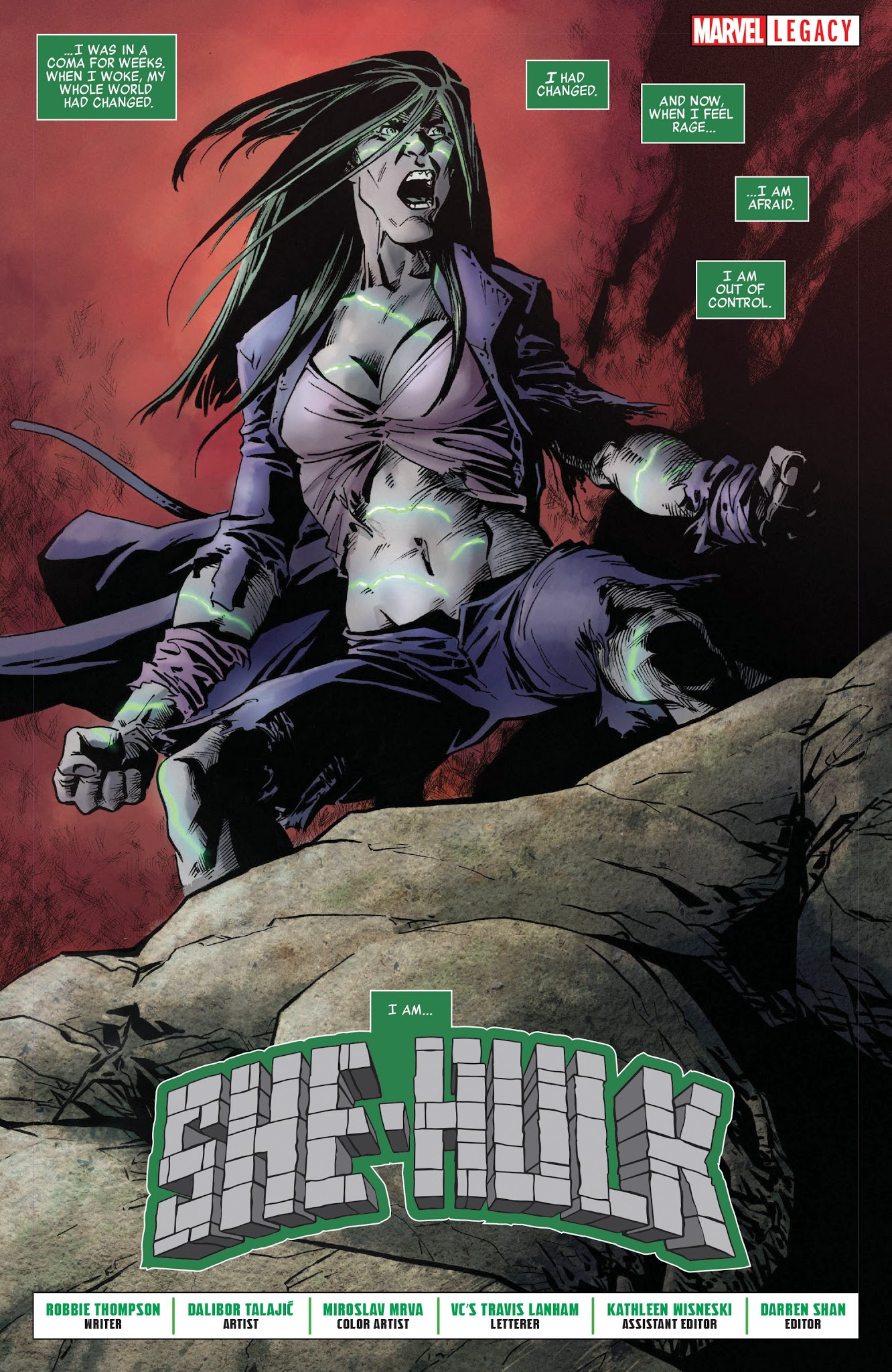 Read online Hulk (2016) comic -  Issue # Issue She-Hulk - Marvel Legacy Primer Pages - 4