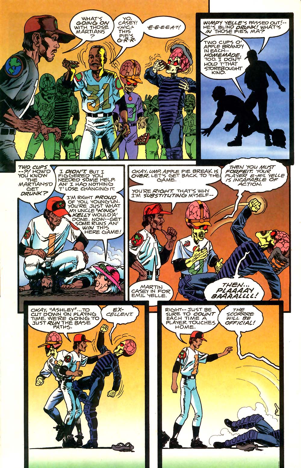 Read online Mars Attacks Baseball Special comic -  Issue # Full - 20