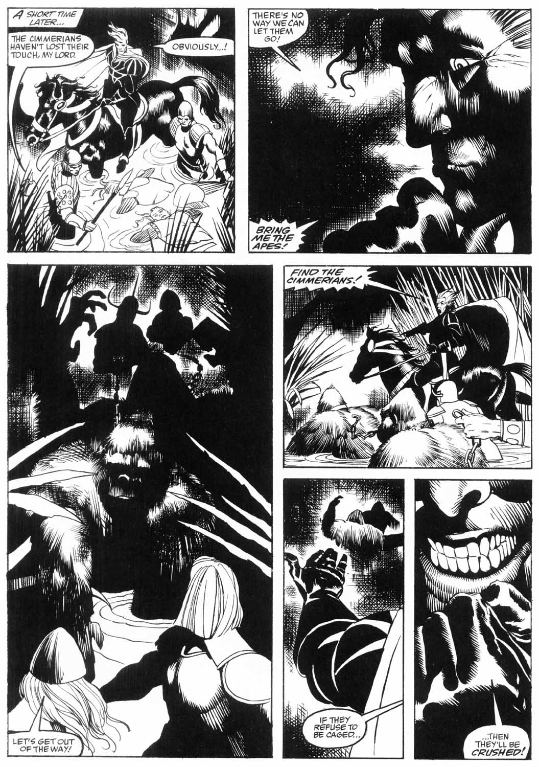 Read online The Savage Sword Of Conan comic -  Issue #157 - 25