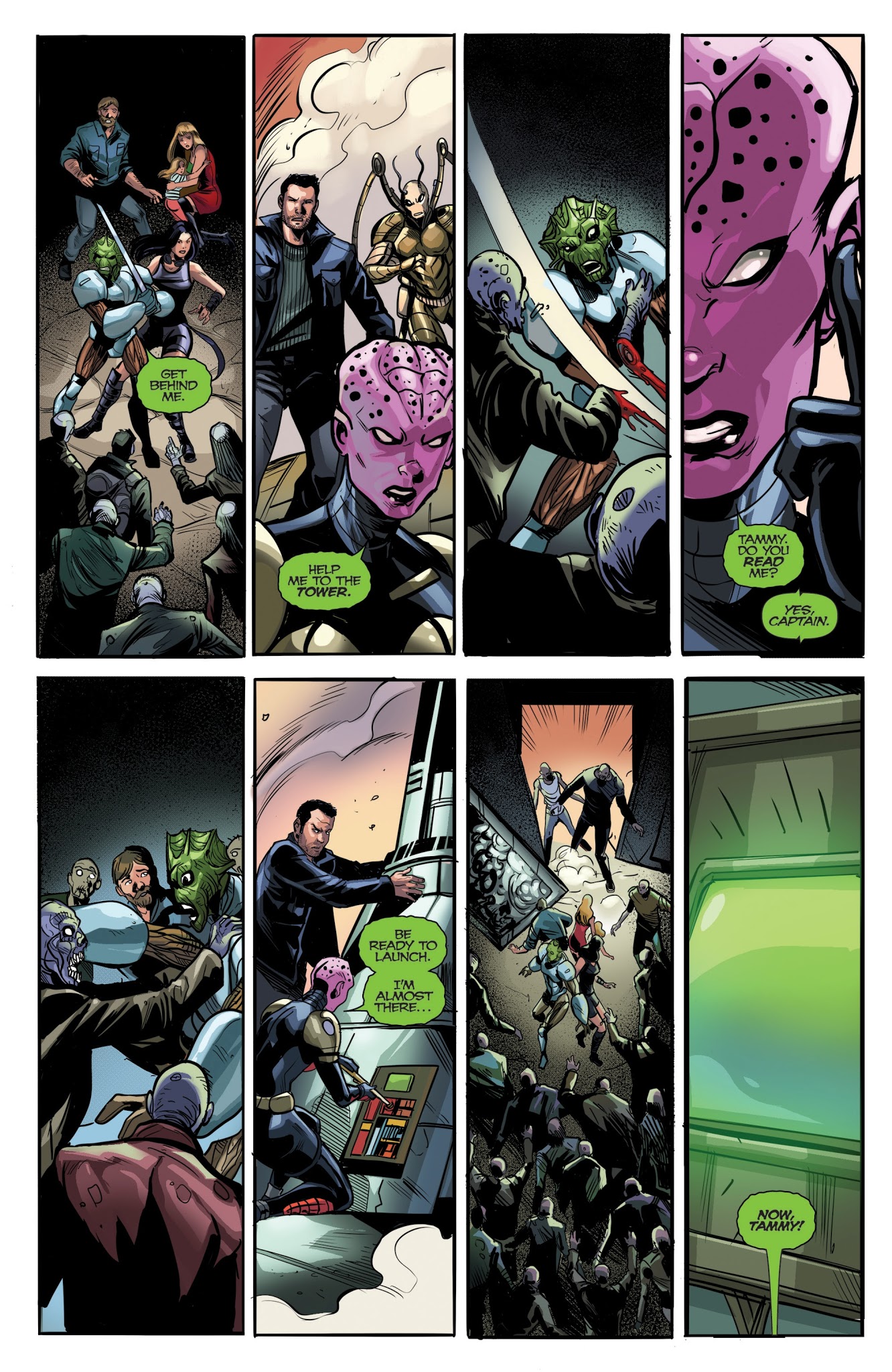 Read online Aliens vs. Zombies comic -  Issue #5 - 18