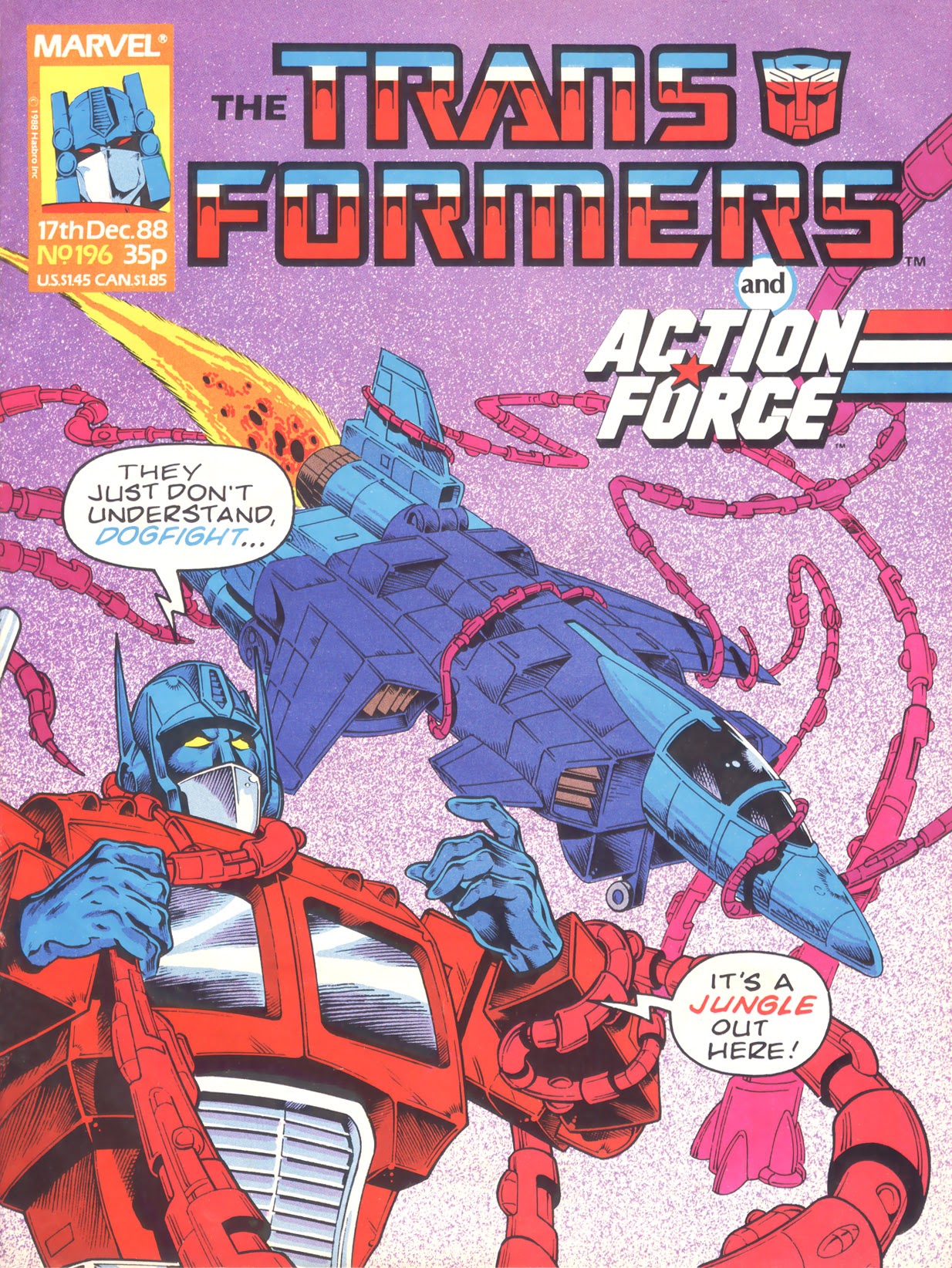 Read online The Transformers (UK) comic -  Issue #196 - 1