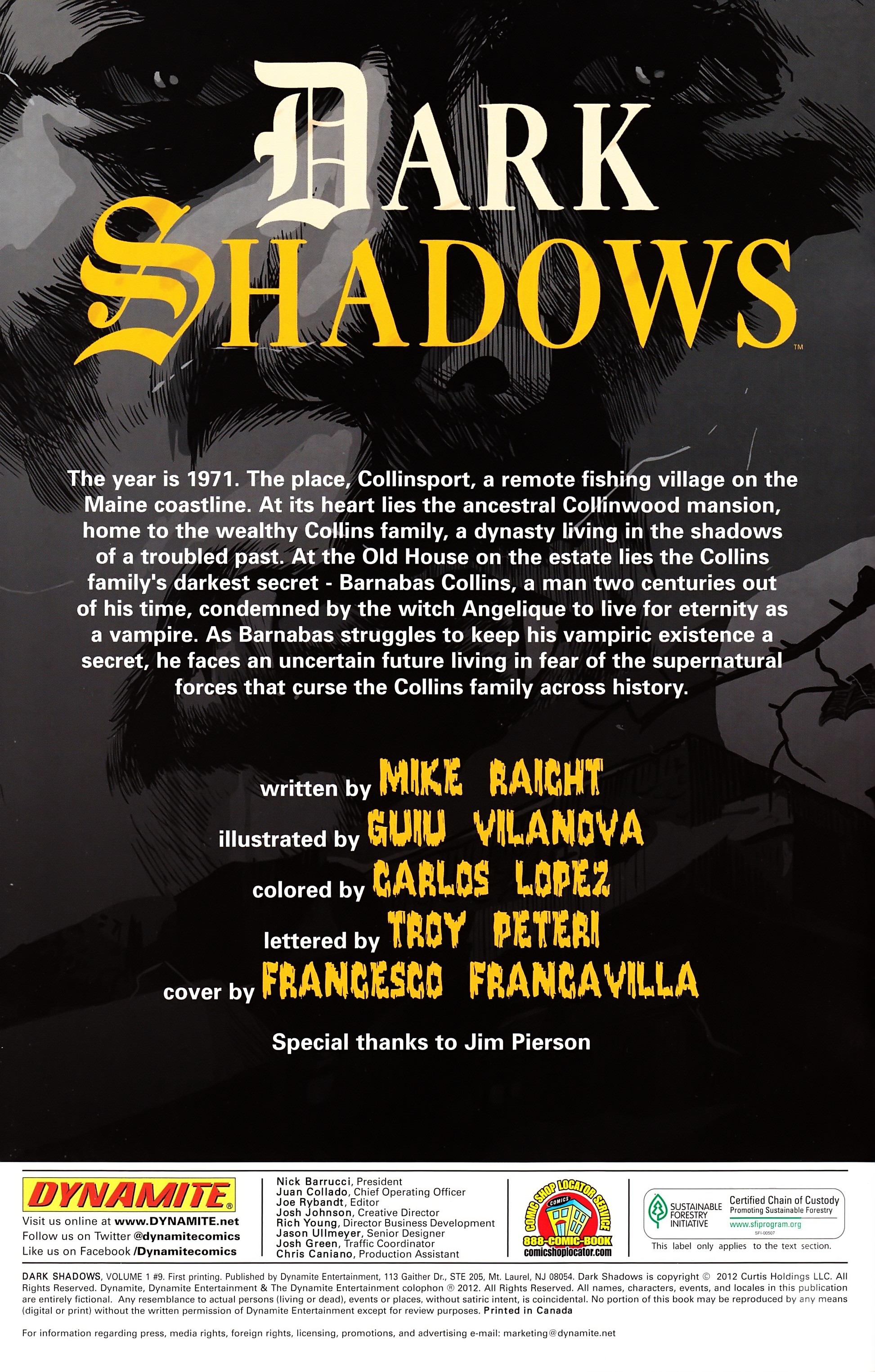 Read online Dark Shadows comic -  Issue #9 - 2