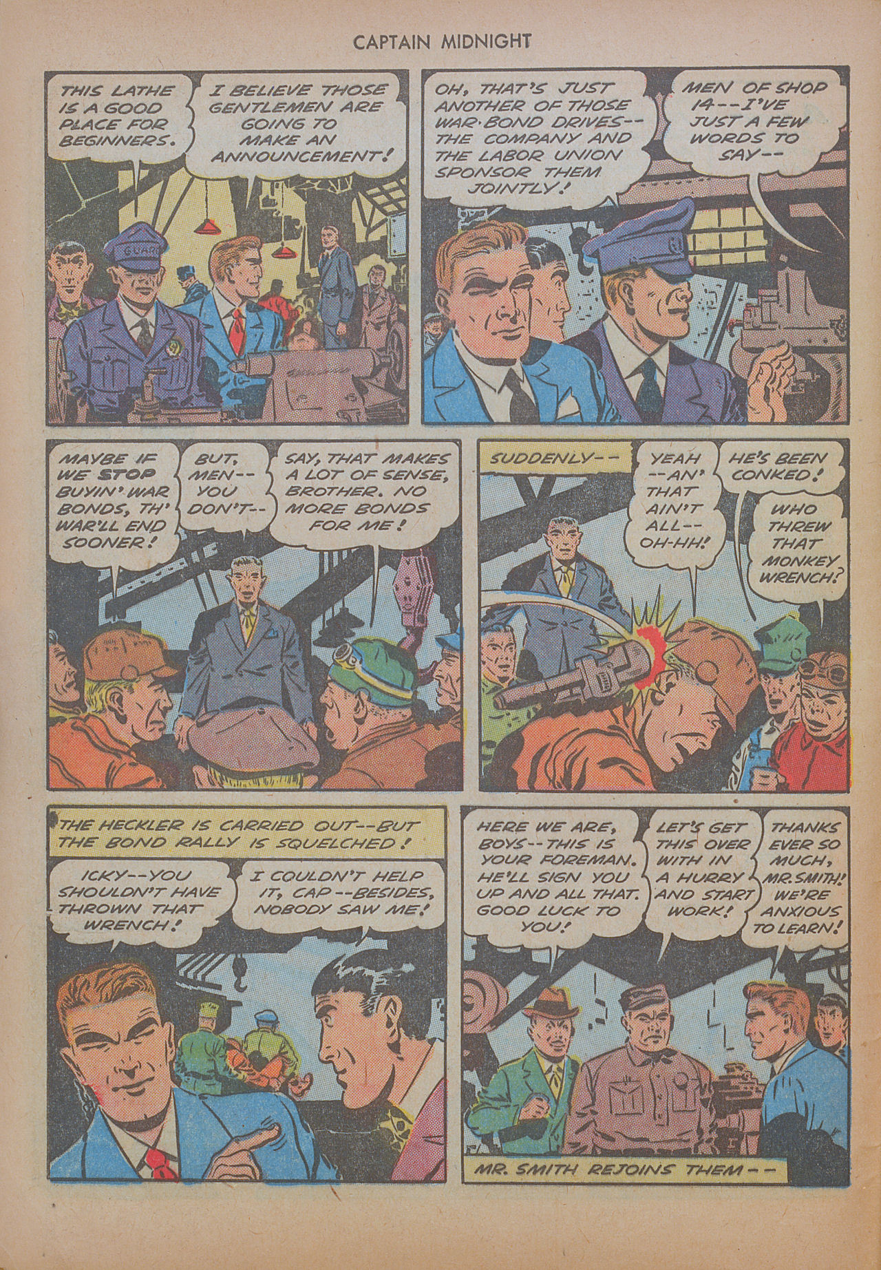Read online Captain Midnight (1942) comic -  Issue #17 - 8