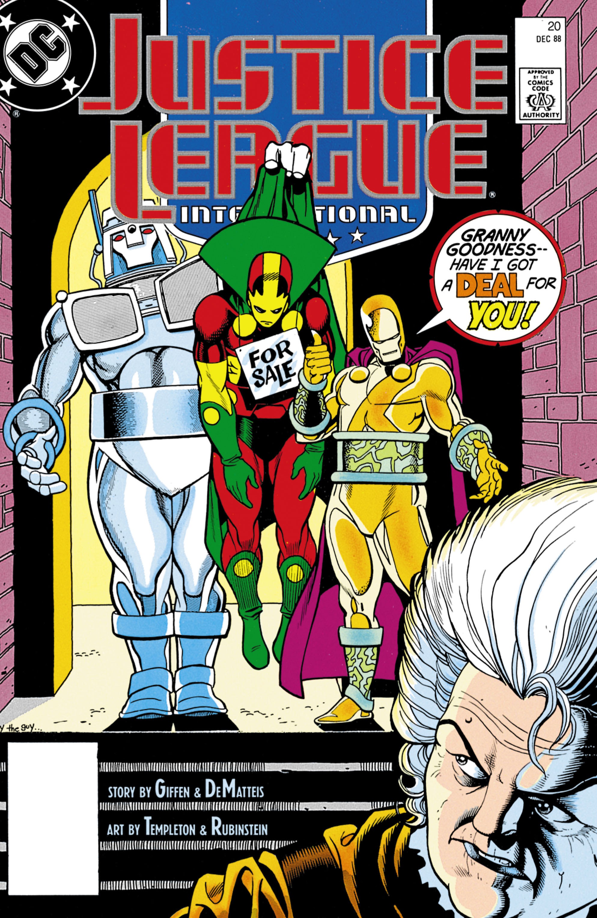 Read online Justice League International (1987) comic -  Issue #20 - 1
