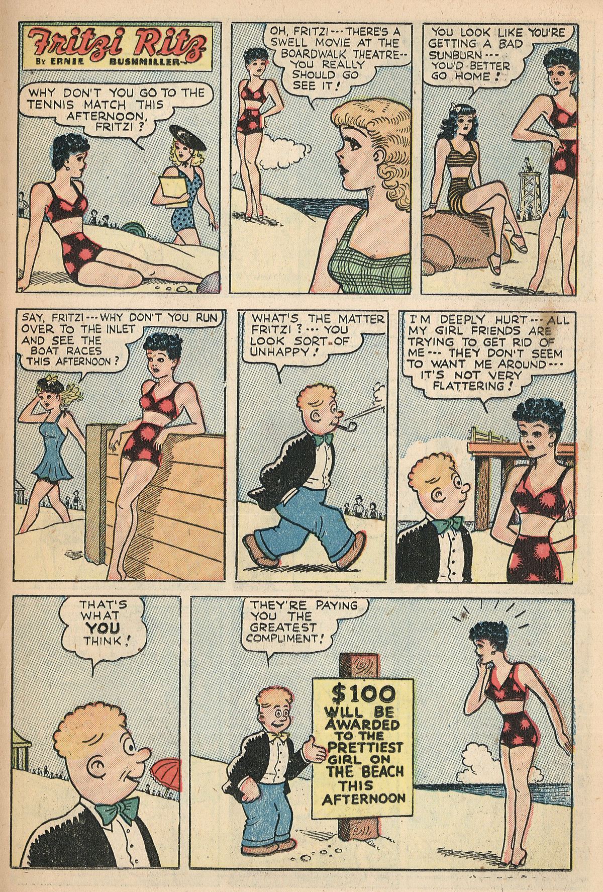 Read online Fritzi Ritz (1953) comic -  Issue #5 - 23