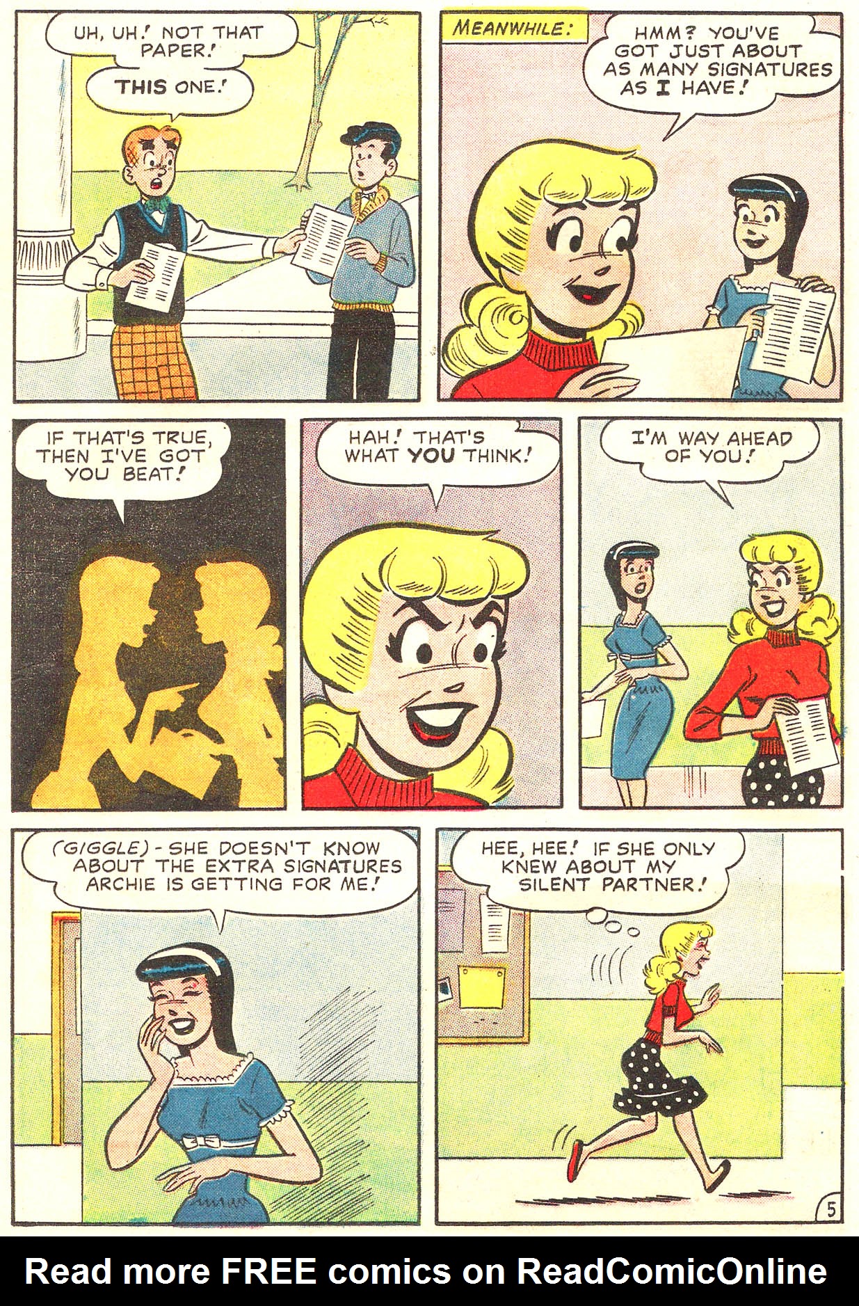 Read online Archie's Girls Betty and Veronica comic -  Issue #63 - 17