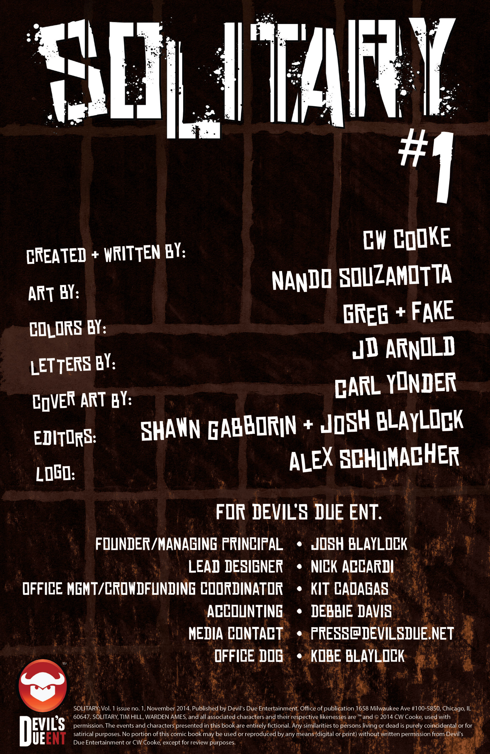 Read online Solitary comic -  Issue #1 - 2