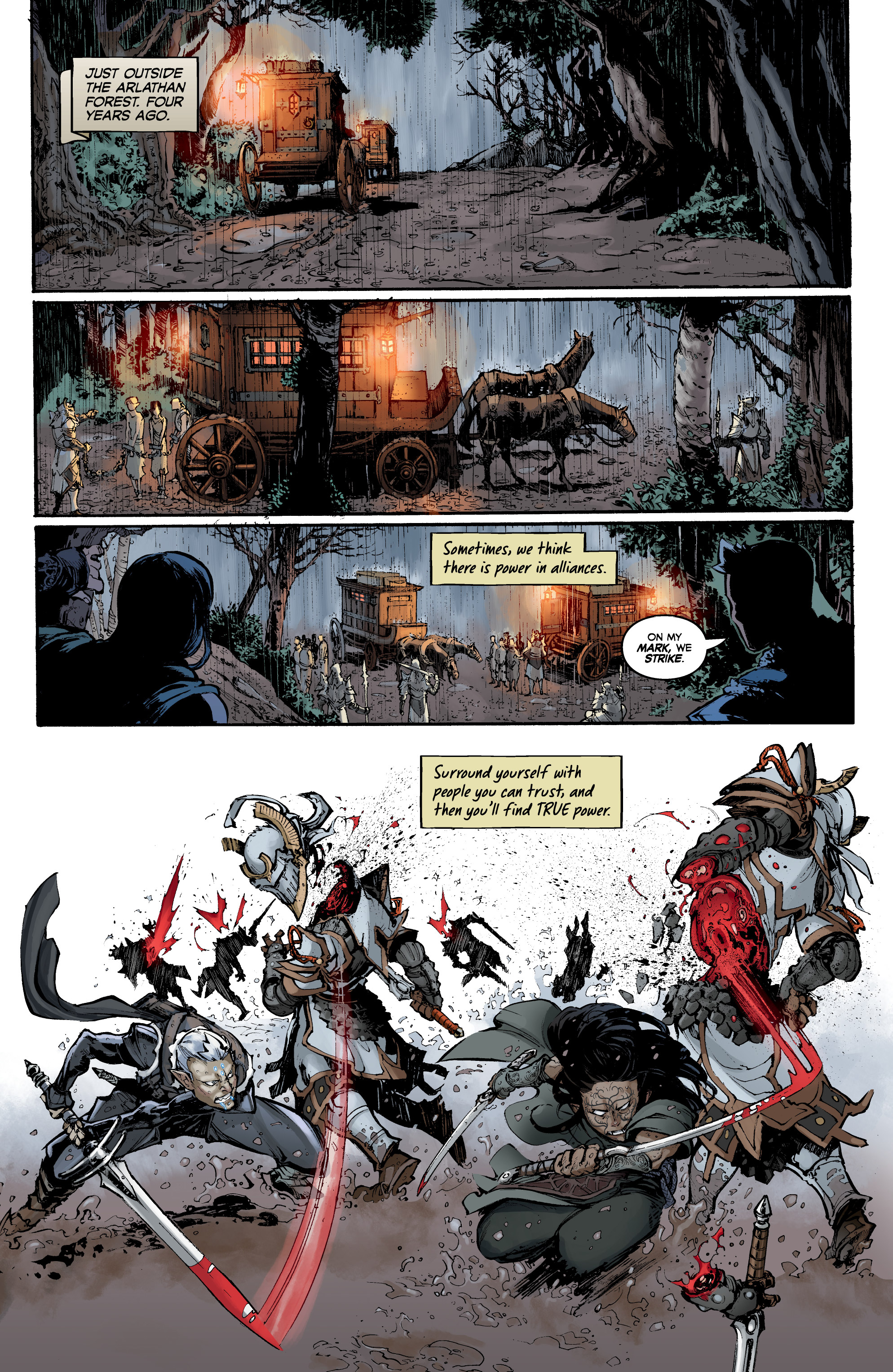 Read online Dragon Age: Blue Wraith comic -  Issue #1 - 4