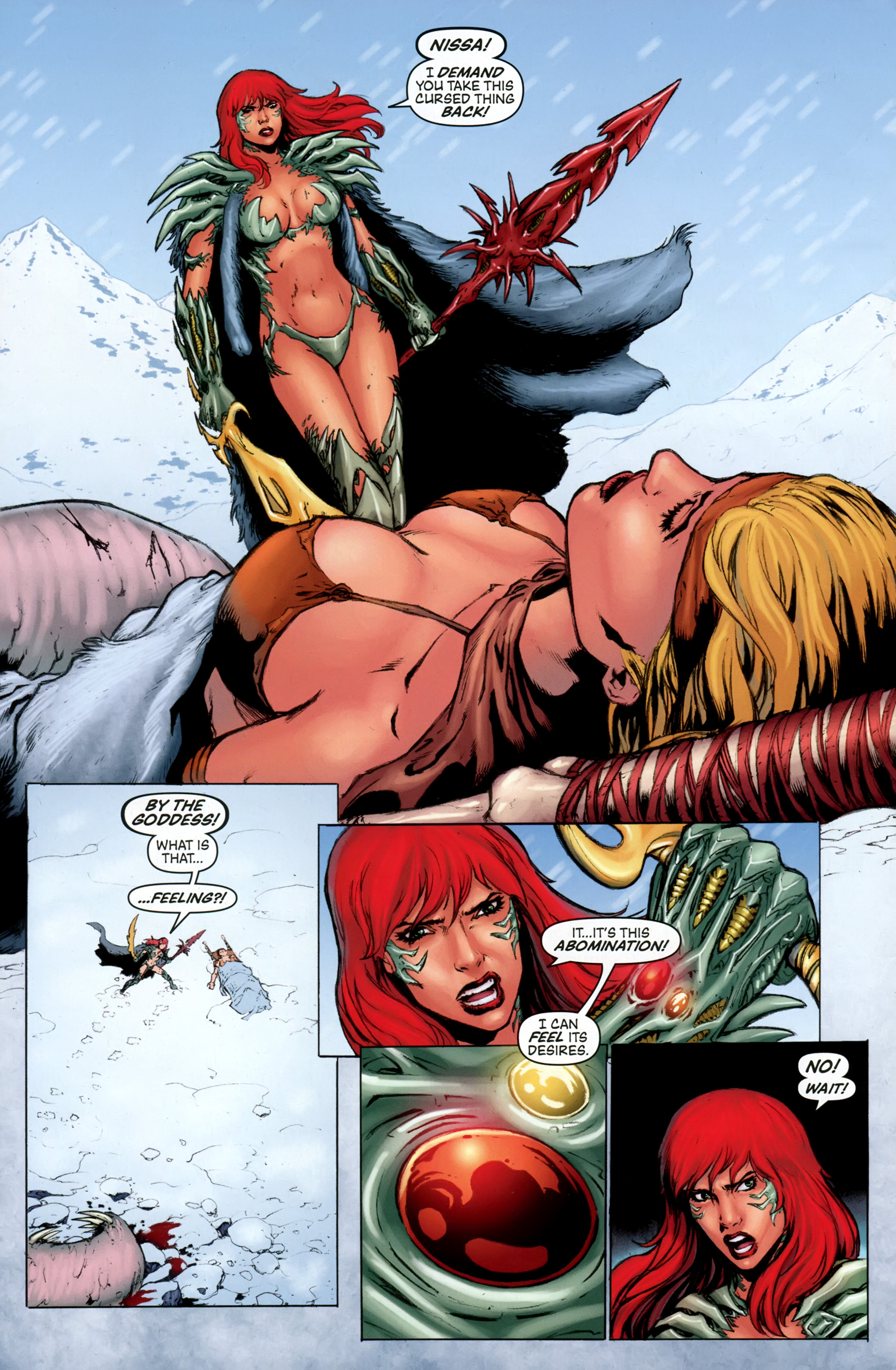 Read online Witchblade/Red Sonja comic -  Issue #4 - 5