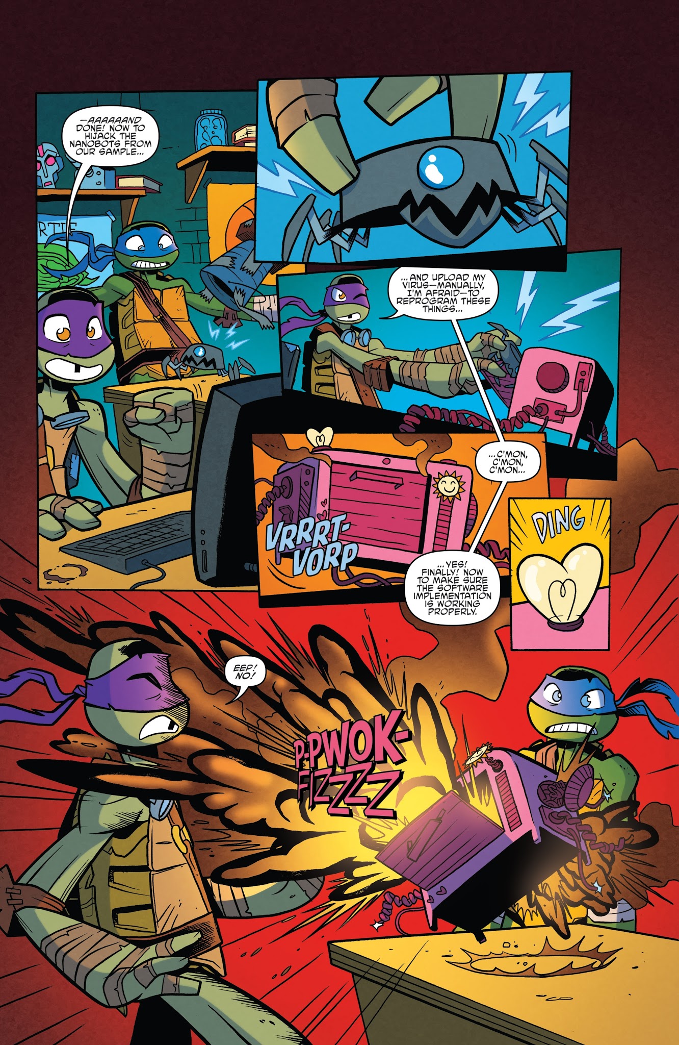Read online Teenage Mutant Ninja Turtles Amazing Adventures: Robotanimals comic -  Issue #2 - 8