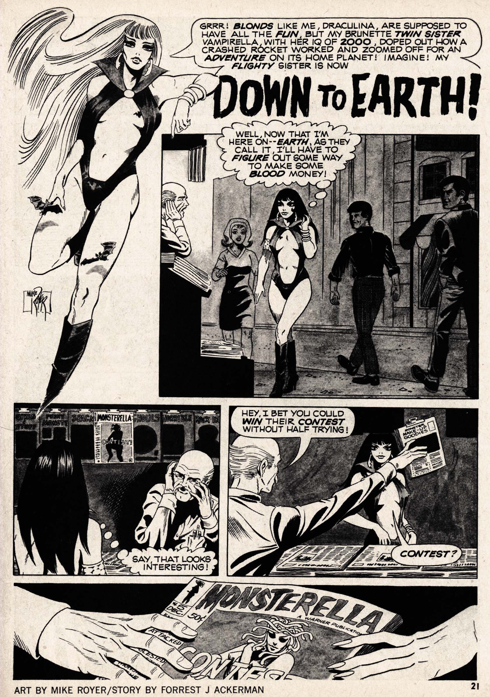 Read online Vampirella (1969) comic -  Issue #2 - 21