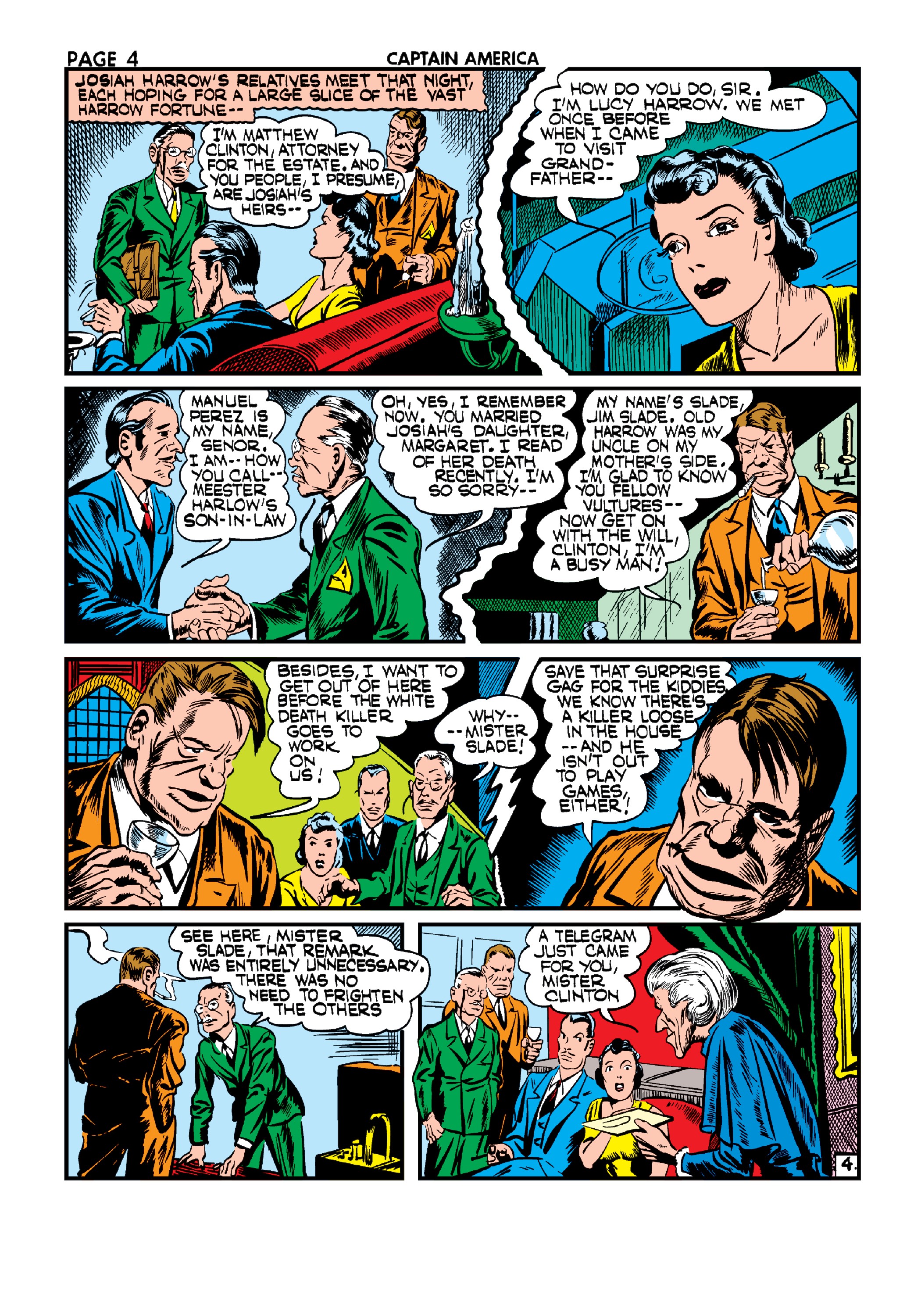 Read online Marvel Masterworks: Golden Age Captain America comic -  Issue # TPB 3 (Part 1) - 13