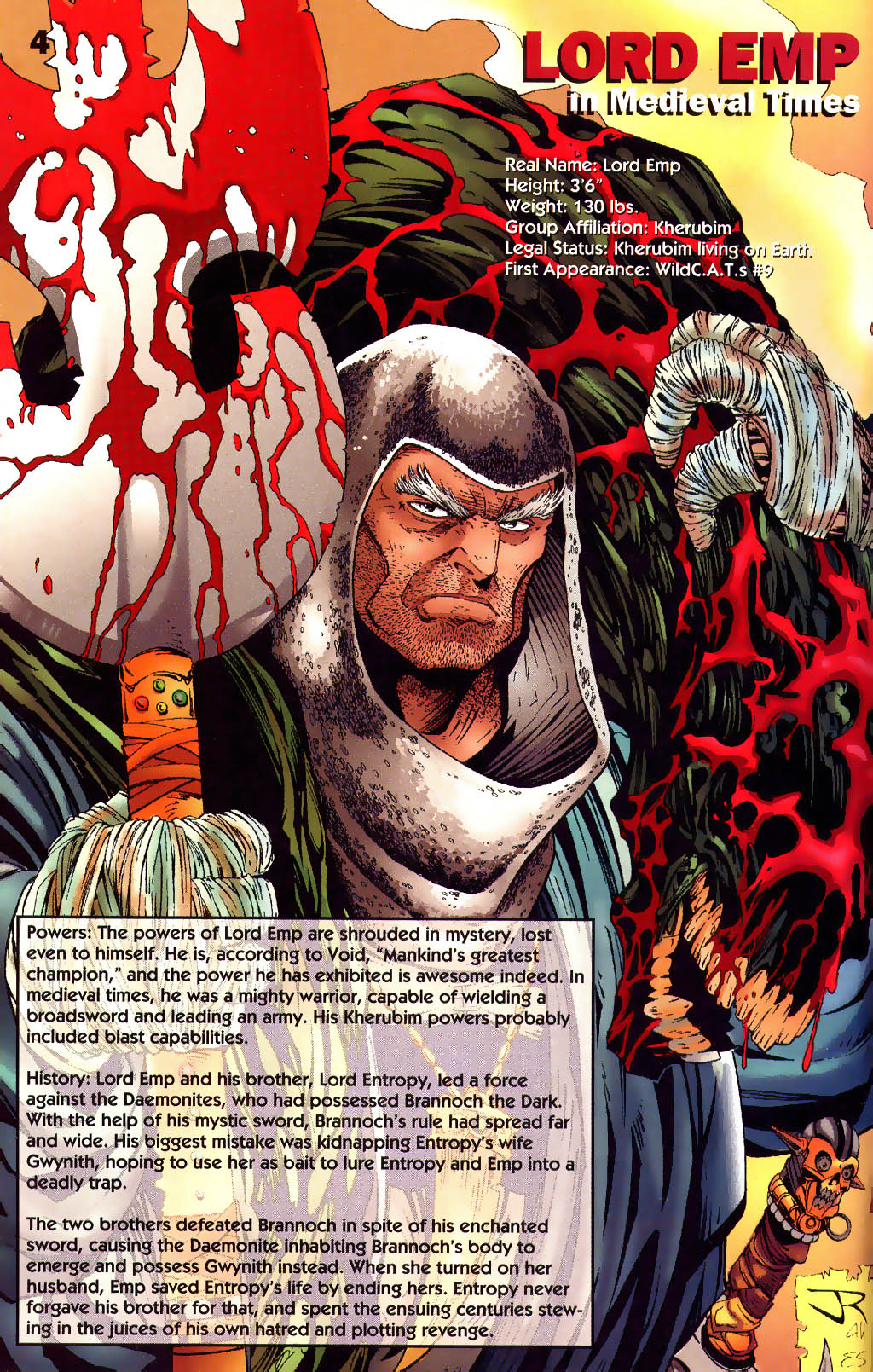 Read online WildC.A.T.s Sourcebook comic -  Issue #2 - 5