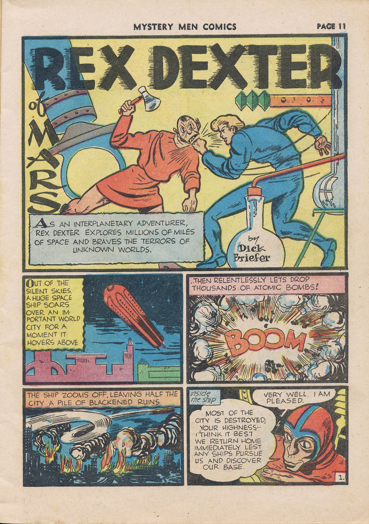 Read online Mystery Men Comics comic -  Issue #22 - 15