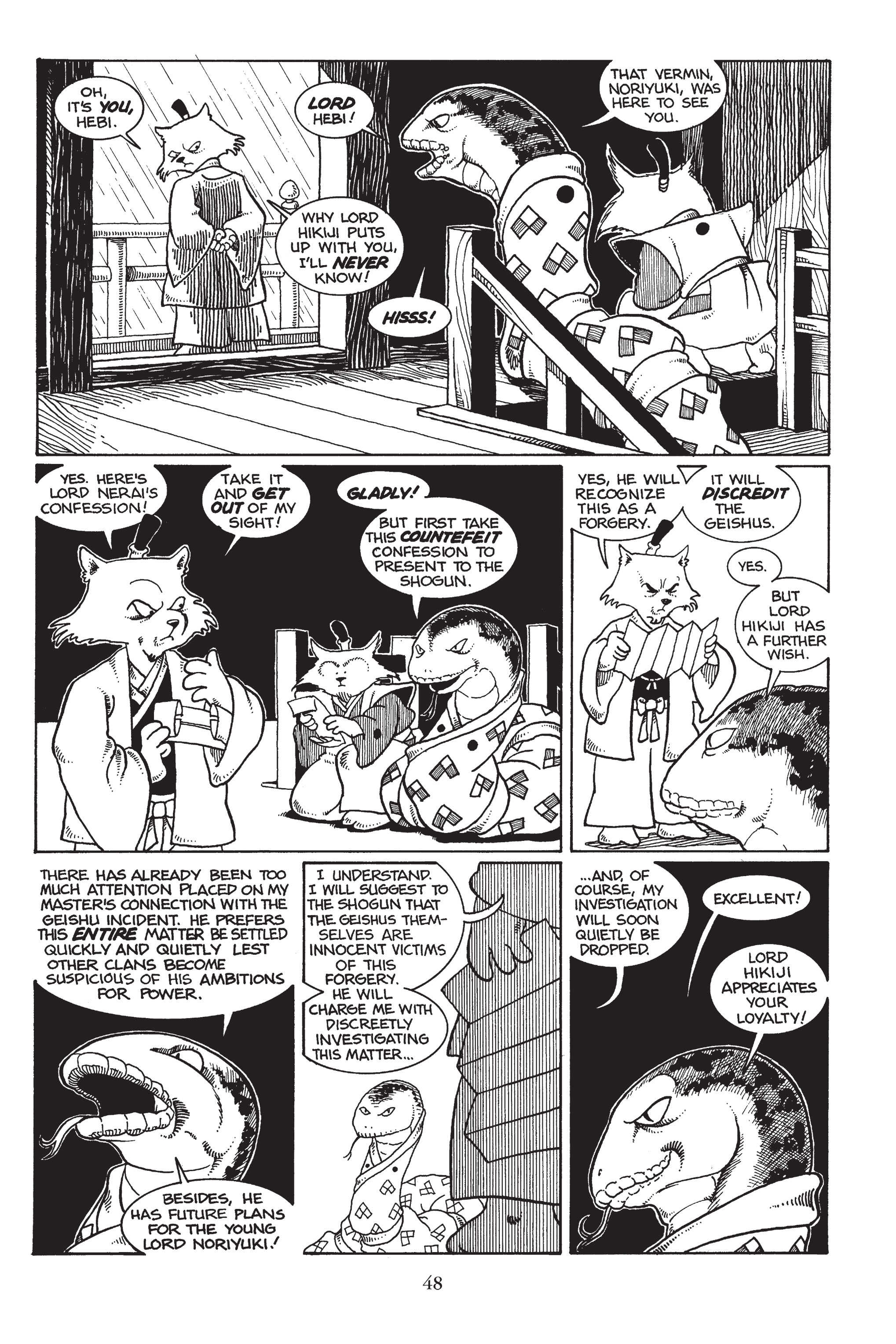 Read online Usagi Yojimbo (1987) comic -  Issue # _TPB 1 - 52