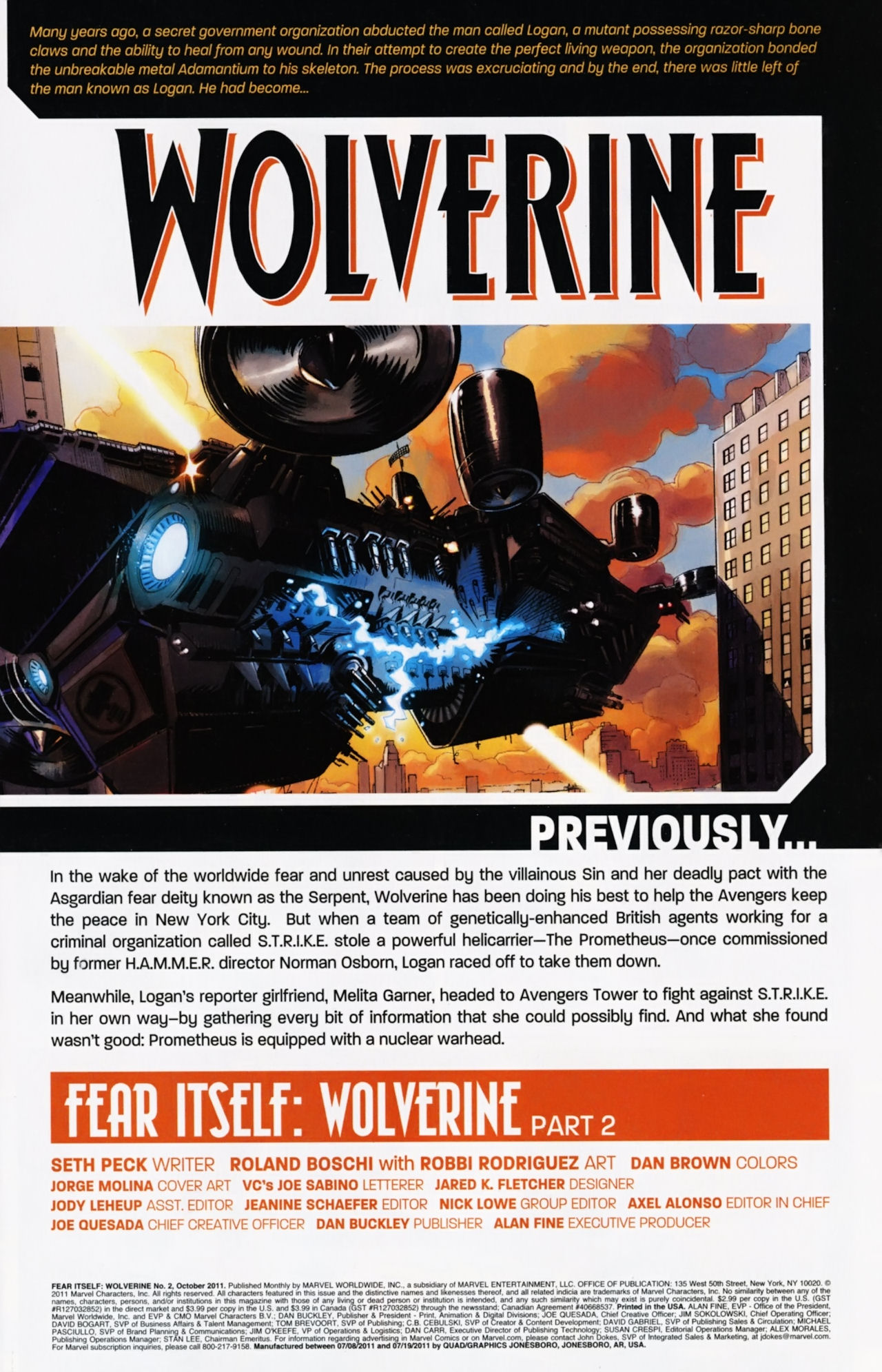 Read online Fear Itself: Wolverine comic -  Issue #2 - 3