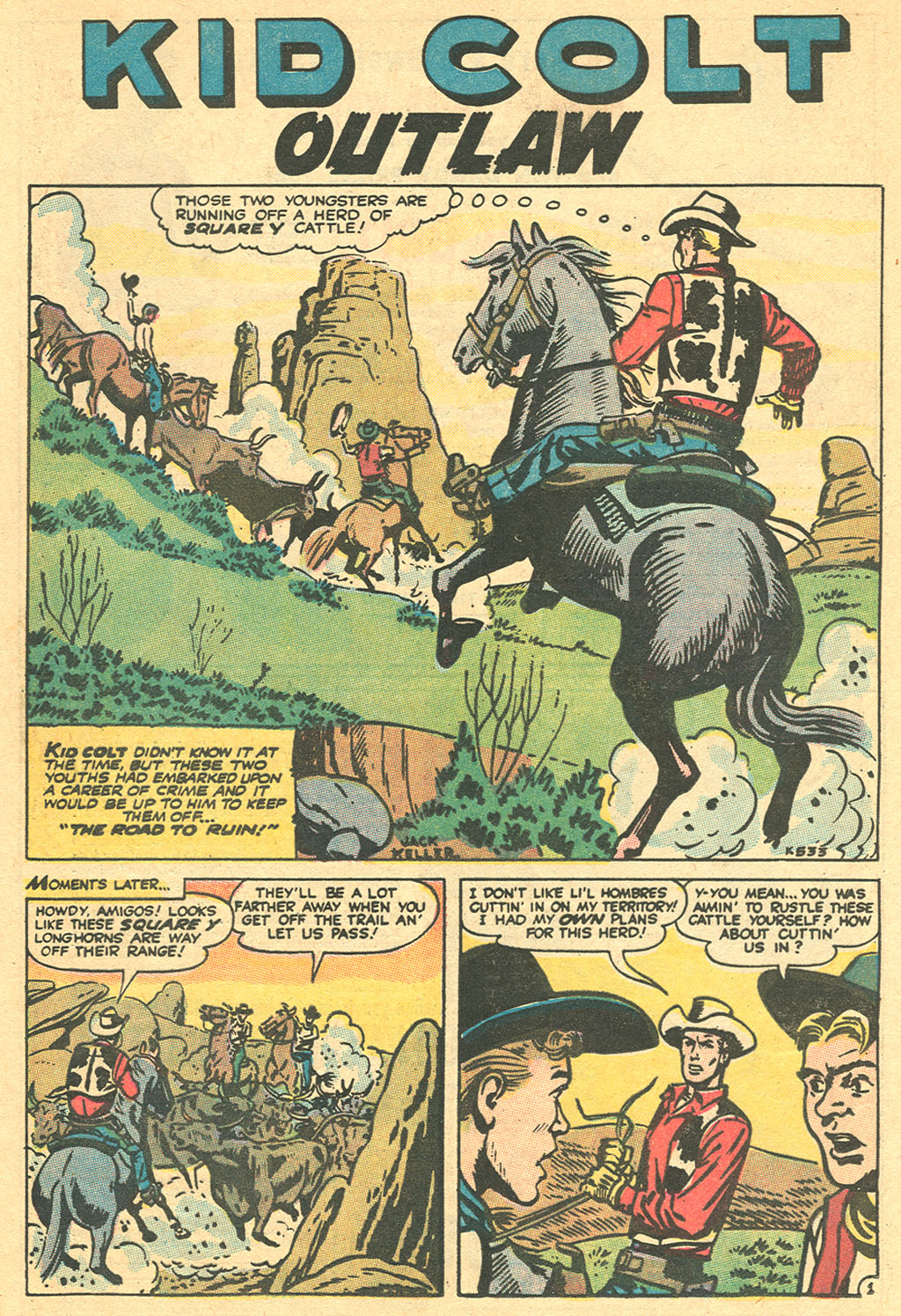 Read online Kid Colt Outlaw comic -  Issue #147 - 16