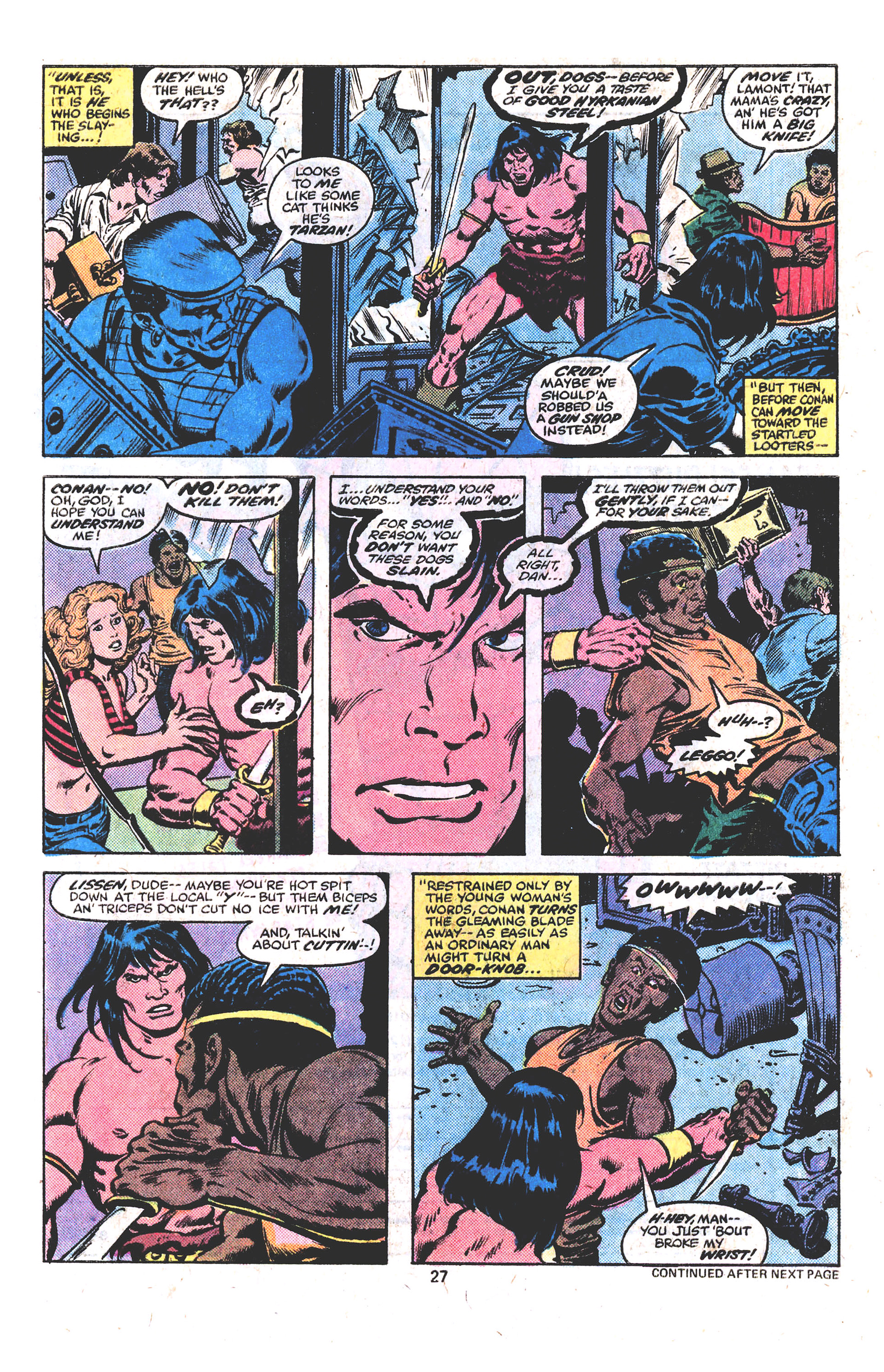 Read online What If? (1977) comic -  Issue #13 - Conan The Barbarian walked the Earth Today - 22