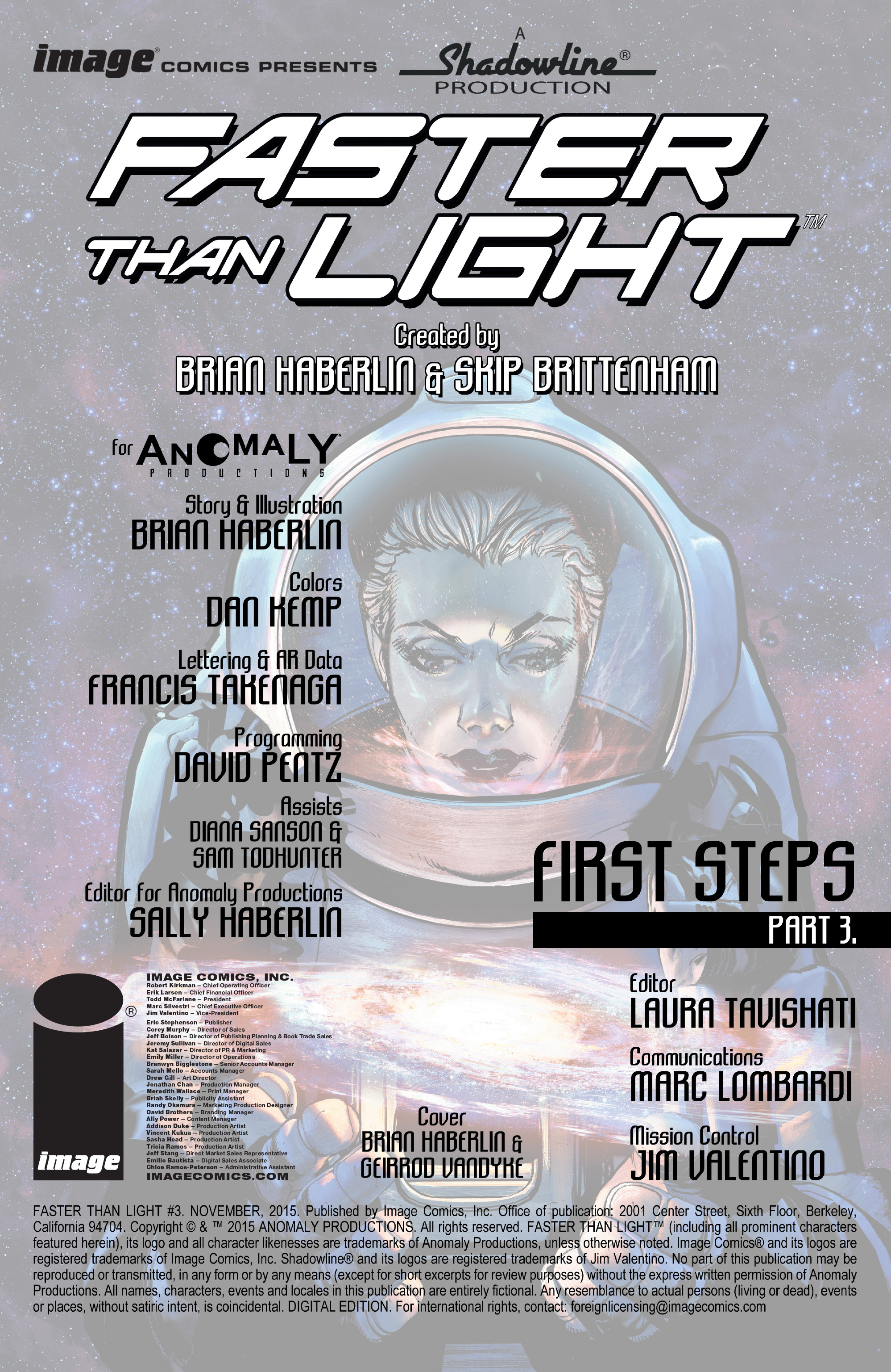 Read online Faster than Light comic -  Issue #3 - 2
