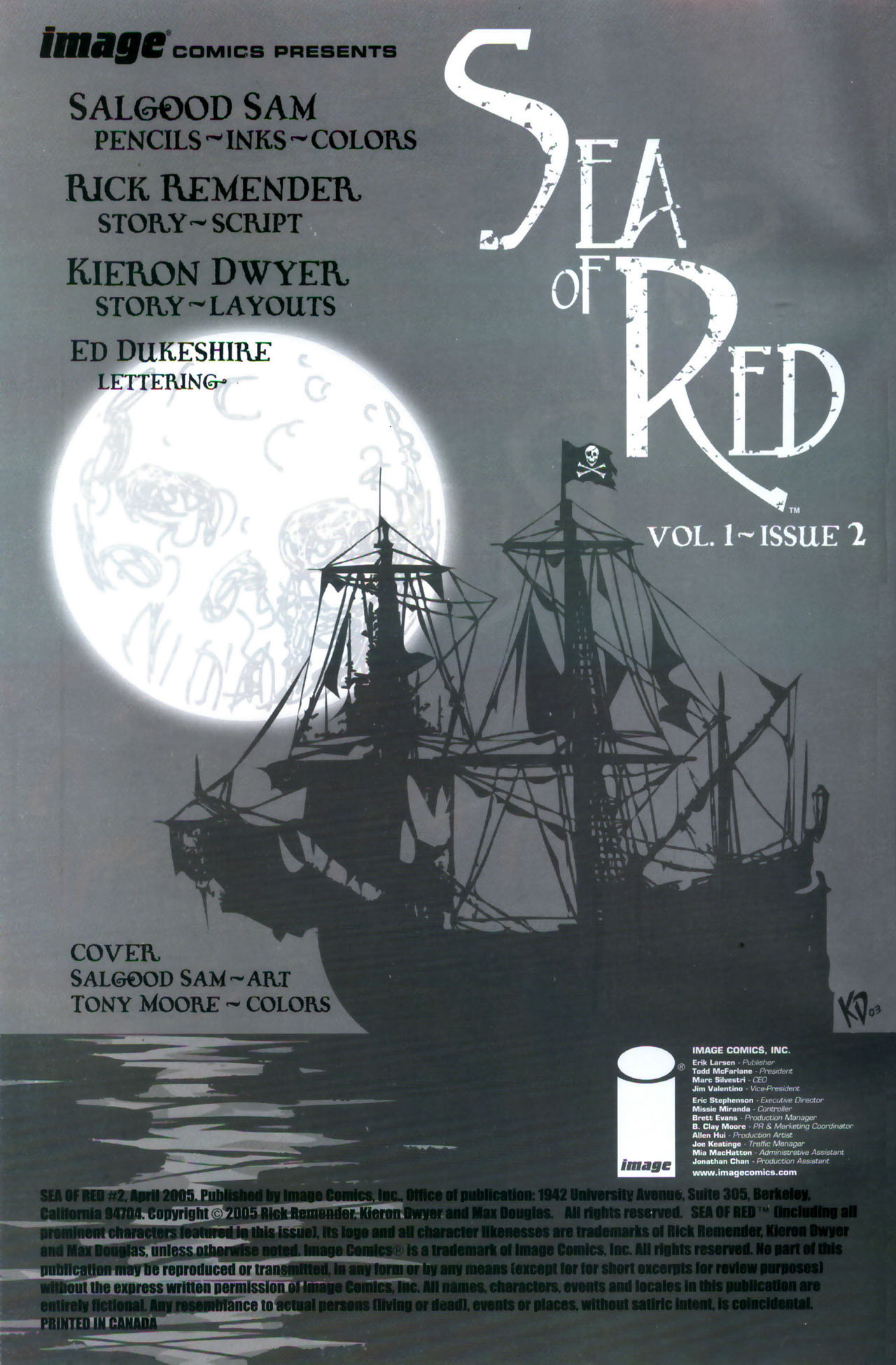 Read online Sea of Red comic -  Issue #2 - 2