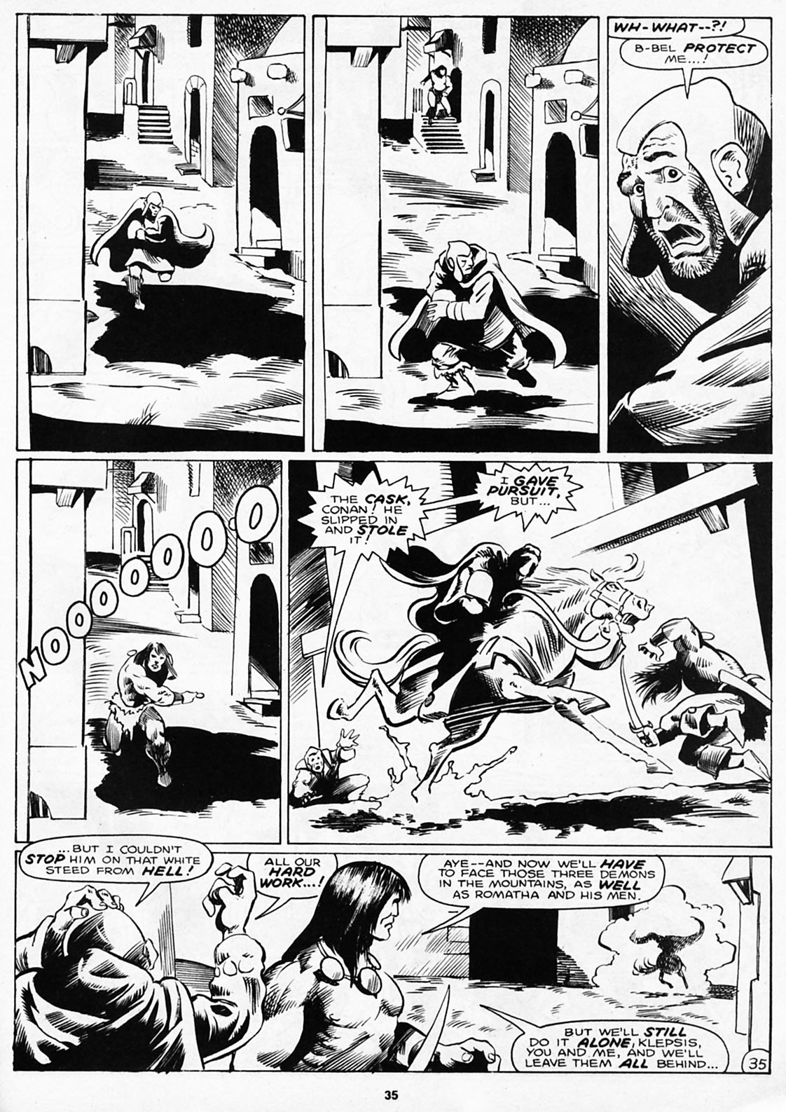 Read online The Savage Sword Of Conan comic -  Issue #180 - 37