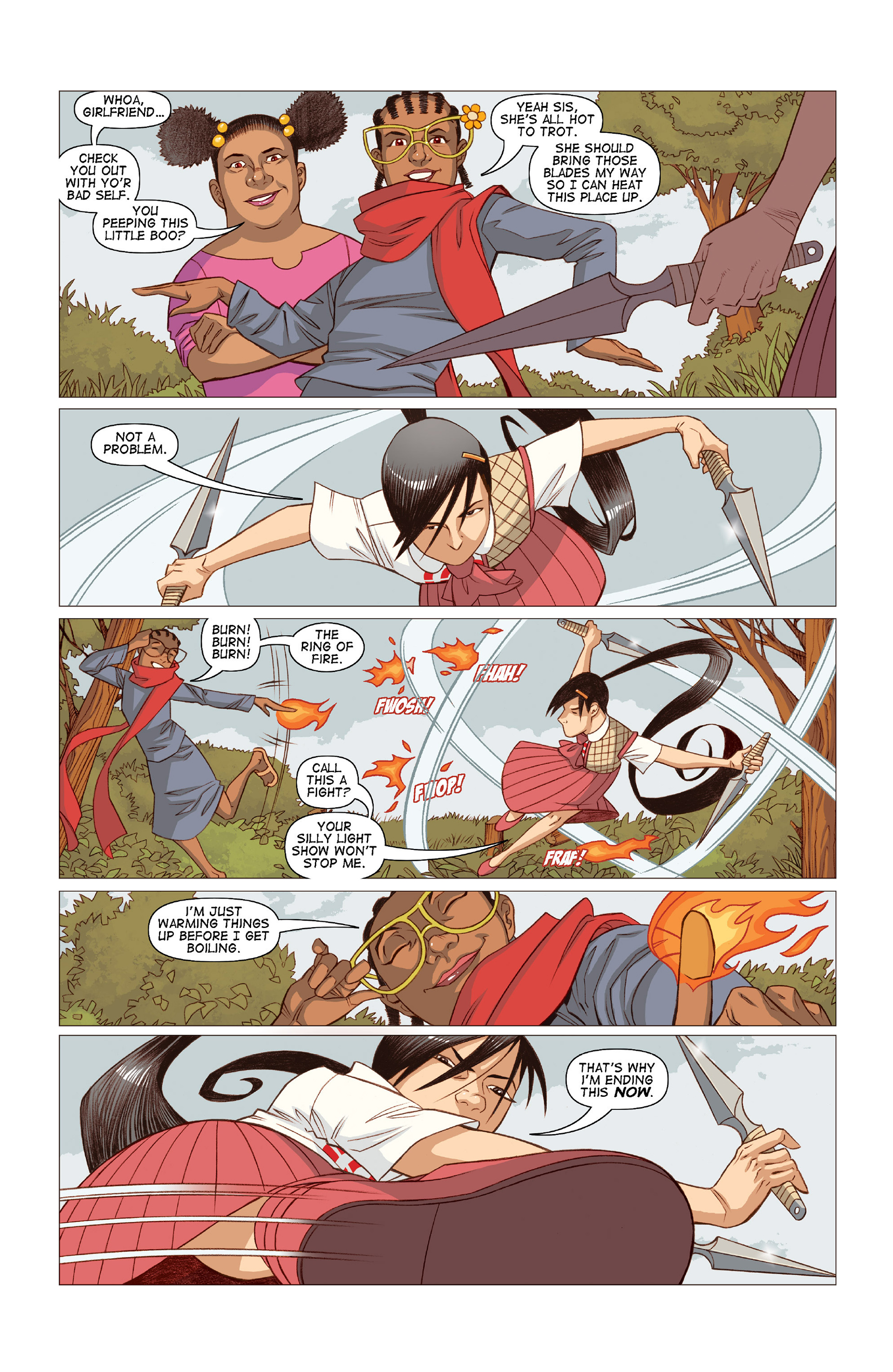 Read online Five Weapons comic -  Issue #10 - 14