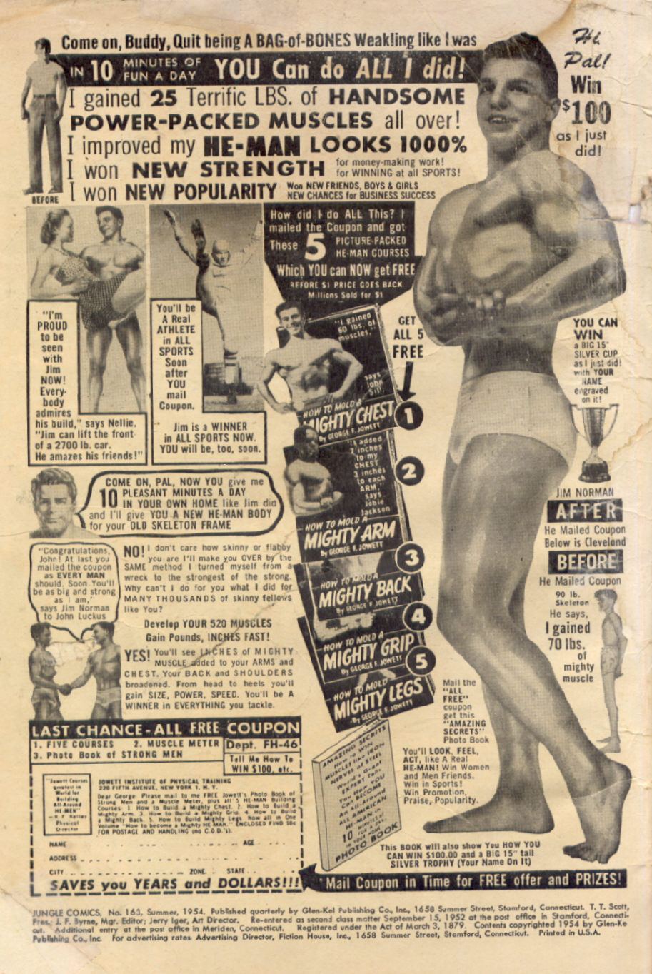 Read online Jungle Comics comic -  Issue #163 - 2