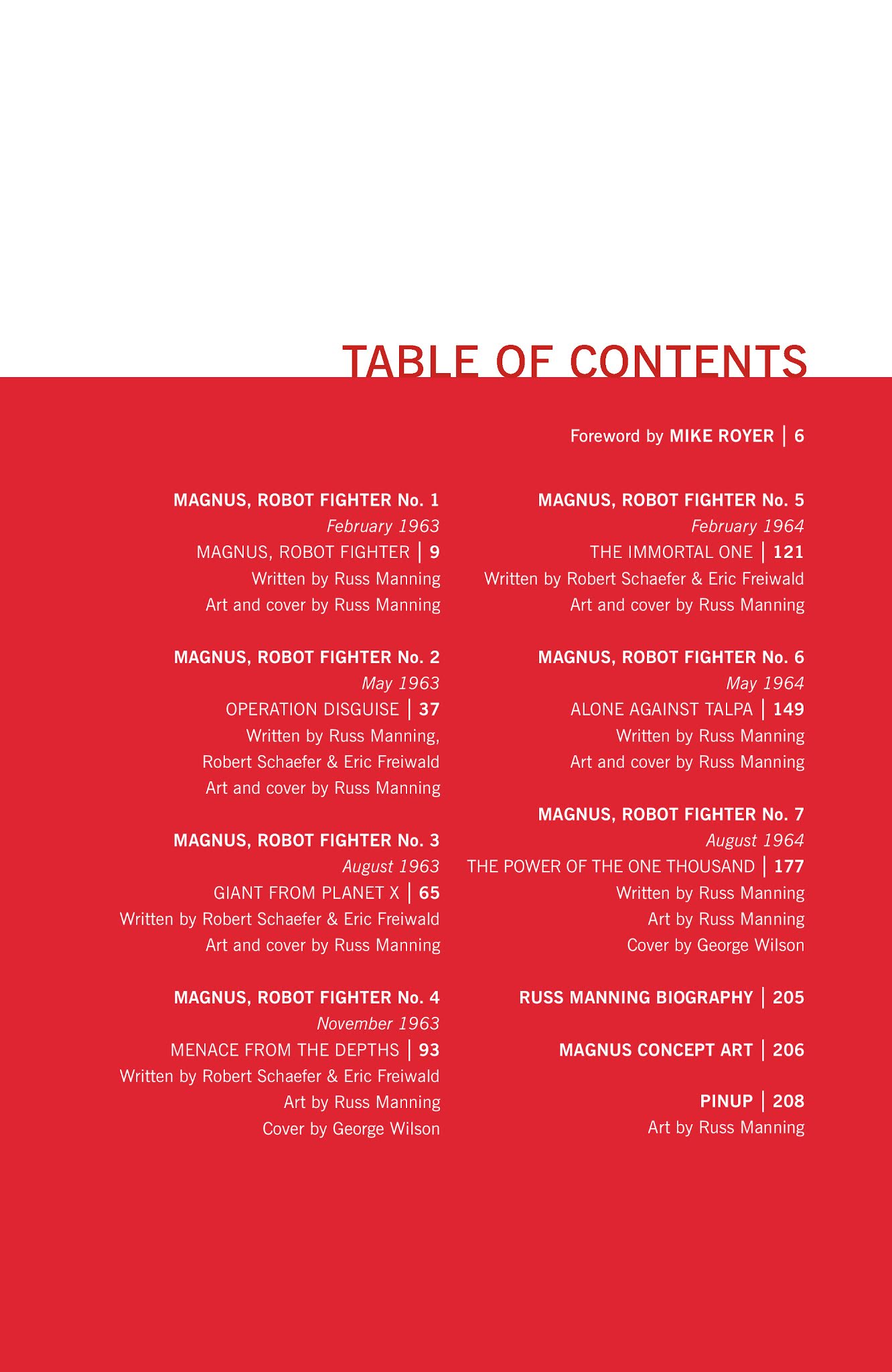 Read online Magnus, Robot Fighter Archives comic -  Issue # TPB 1 (Part 1) - 7