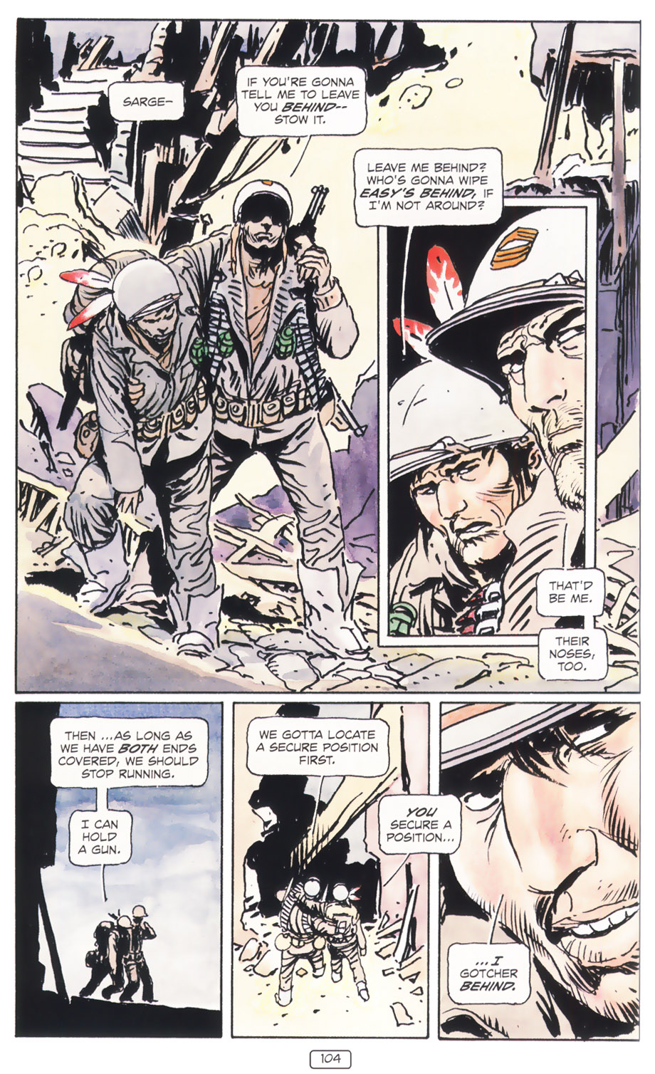 Read online Sgt. Rock: Between Hell & A Hard Place comic -  Issue # TPB - 110