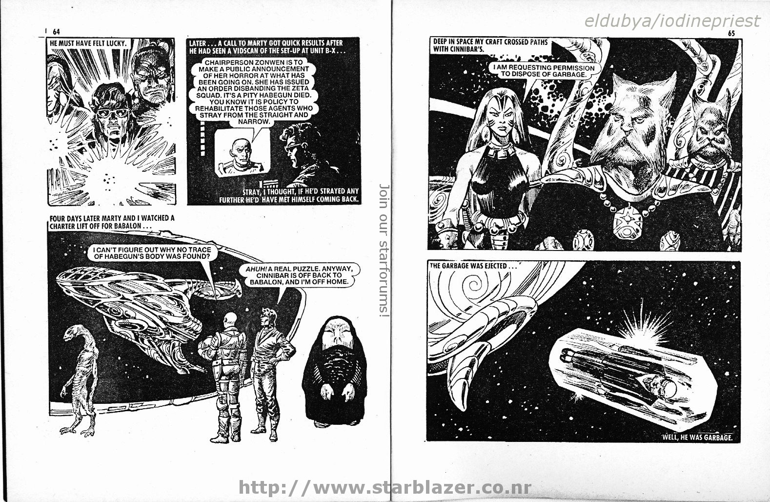 Read online Starblazer comic -  Issue #199 - 34